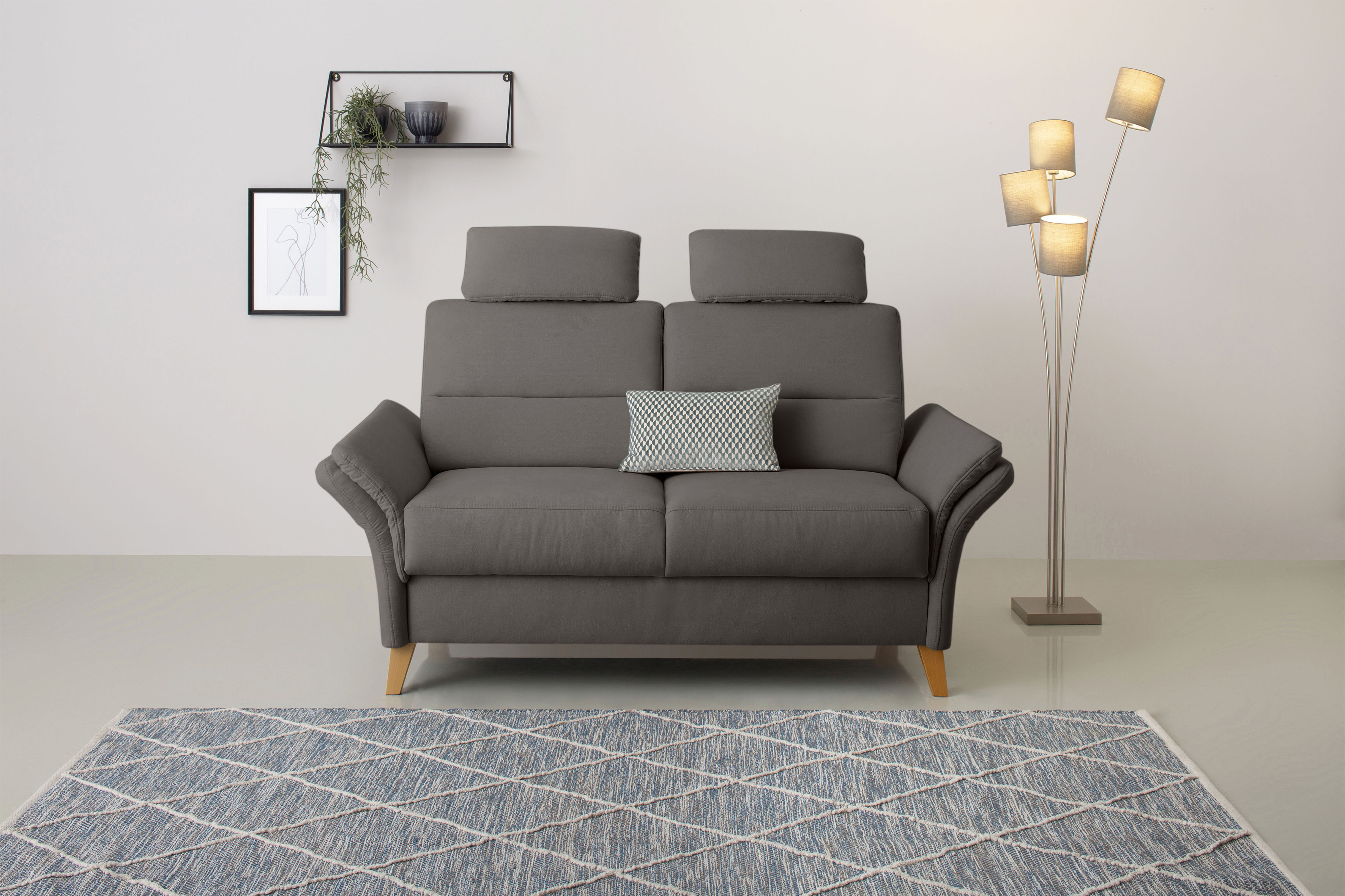 OTTO home 2-Sitzer "Westerland" Federkern-Polsterung. wahlweise mit Armlehnfunktion