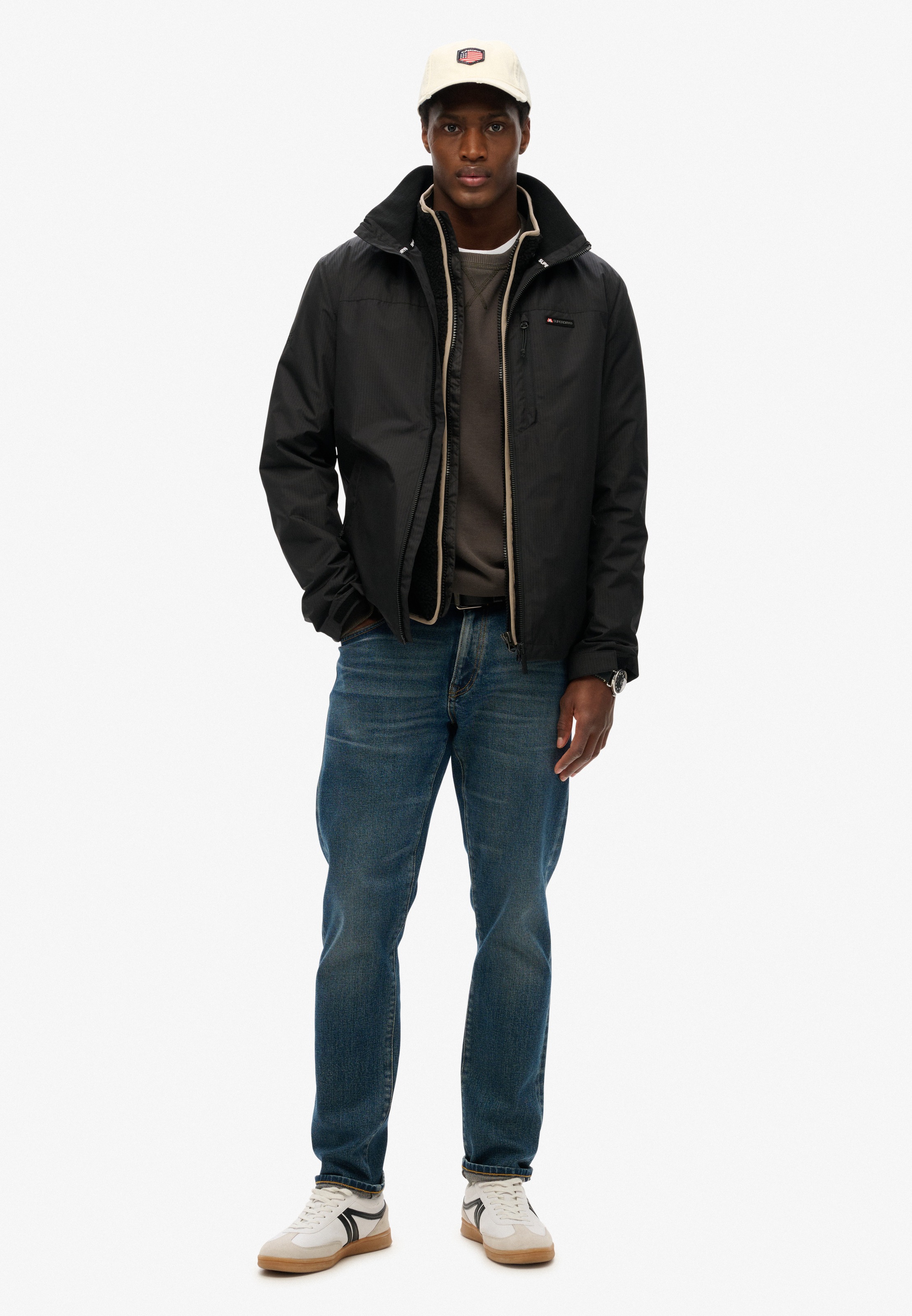 Superdry Outdoorjacke »NON HOOD LOGO WINDBREAKER«