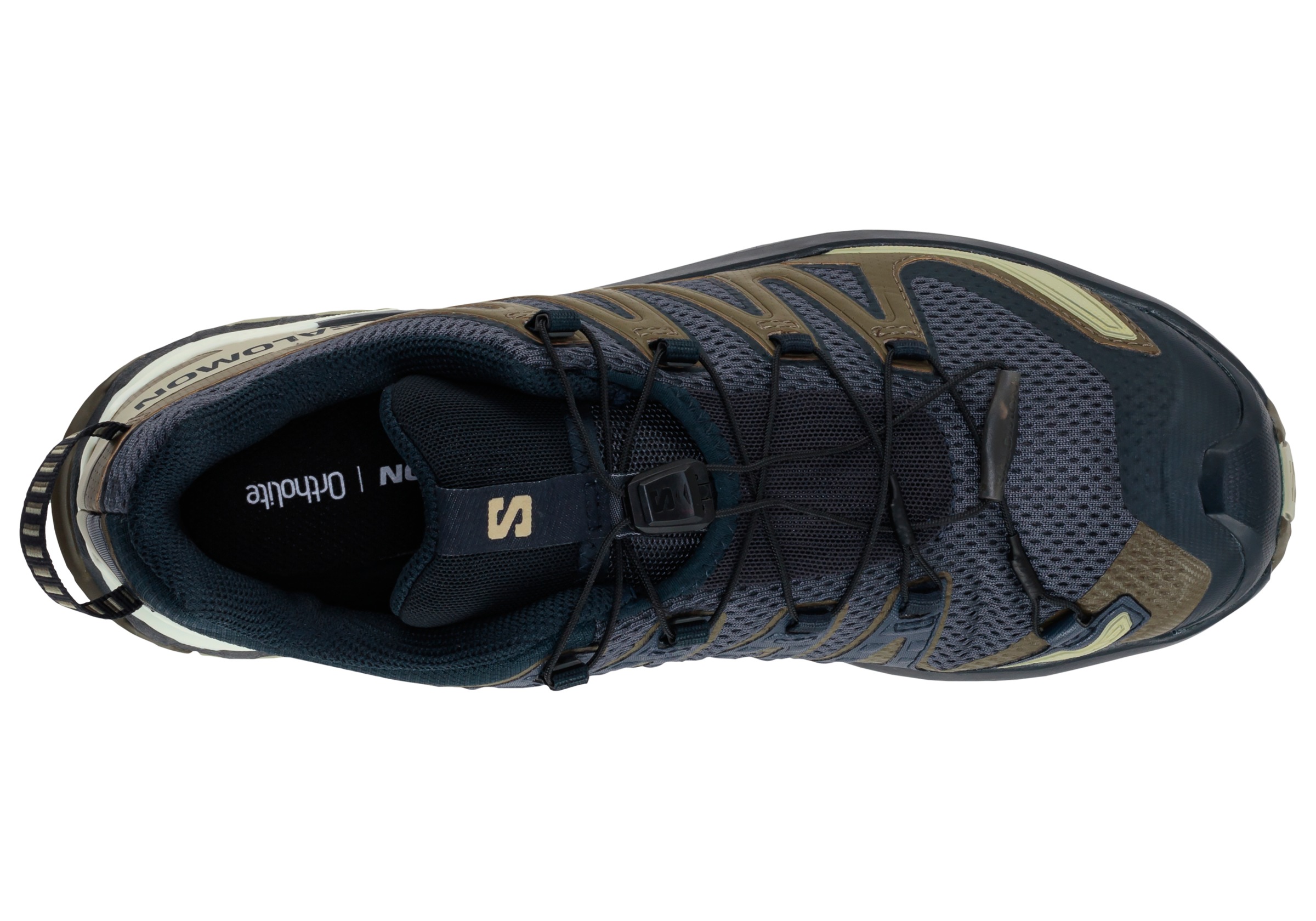 Trailrunningschuh SALOMON "XA PRO 3D V9", Herren, Gr. 41, grün (oliv), Synthetik, Textil, Schuhe 3