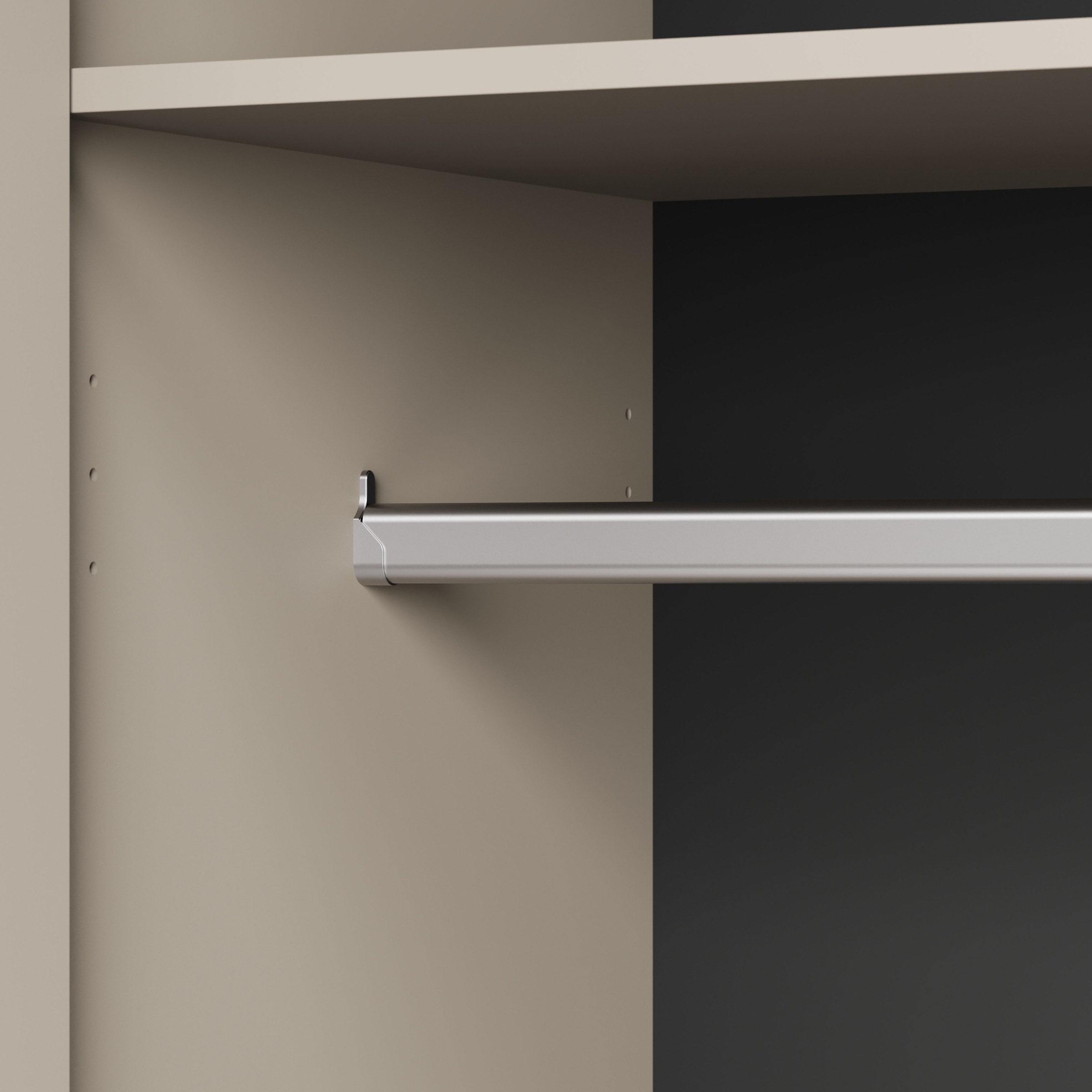 INOSIGN Kleiderschrank »Lagos, Garderobe«, (Packung, 1 St.), Moderner Drehtürenschrank, FSC-zertifiziert, Schlafzimmerschrank