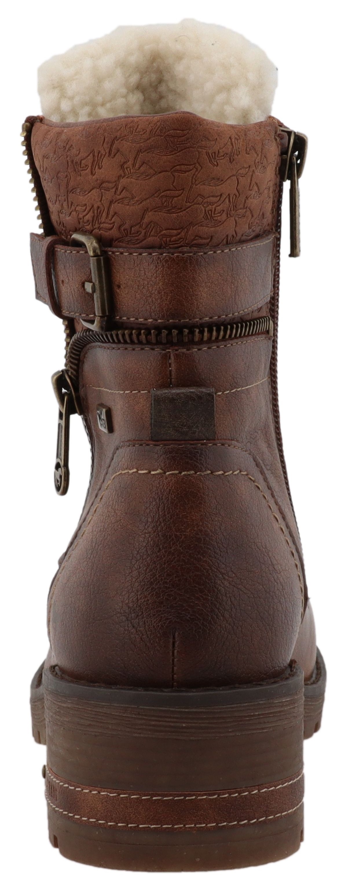 Mustang Shoes Winterstiefelette "Haukea" Winterstiefelette, Boots mit Innen günstig online kaufen