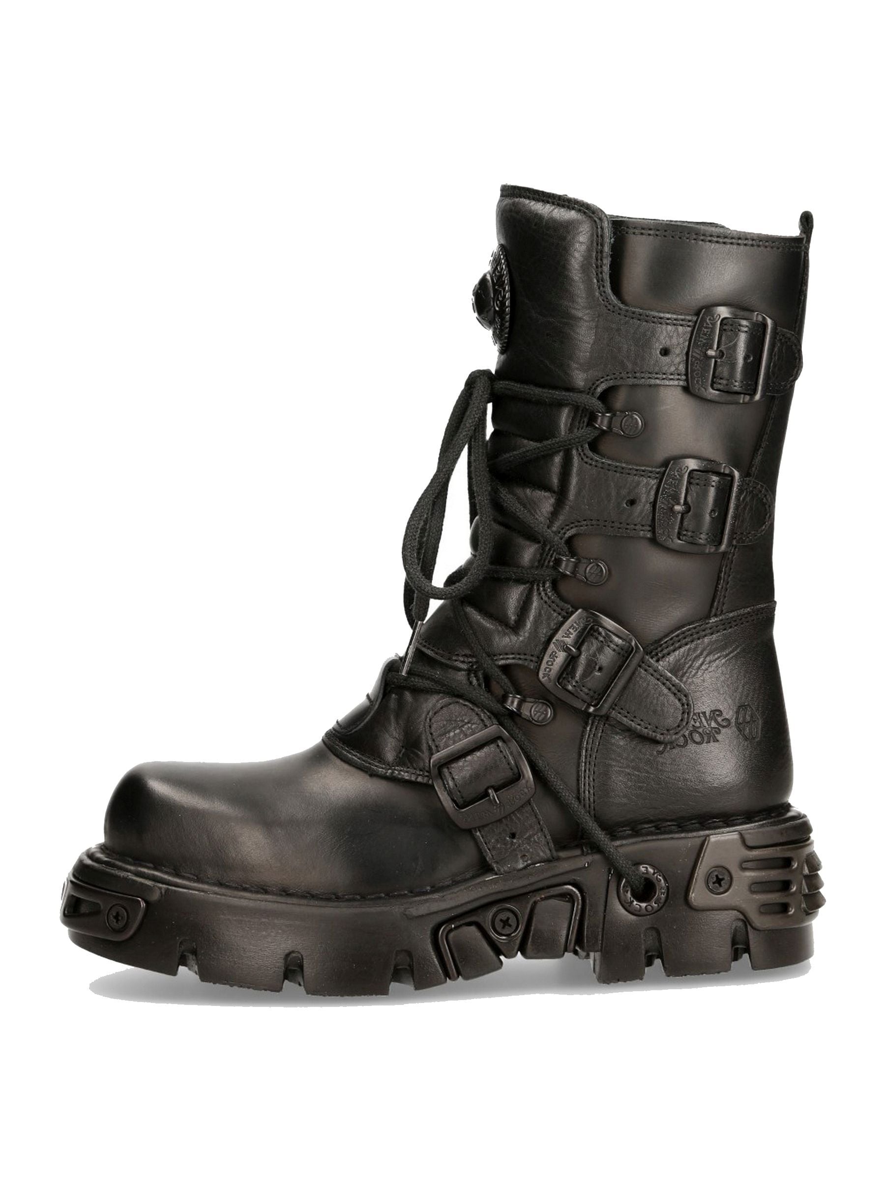 NEW ROCK Plateaustiefel "Plateau Boots M-373-S18" Handgefertigt, Made in Spain