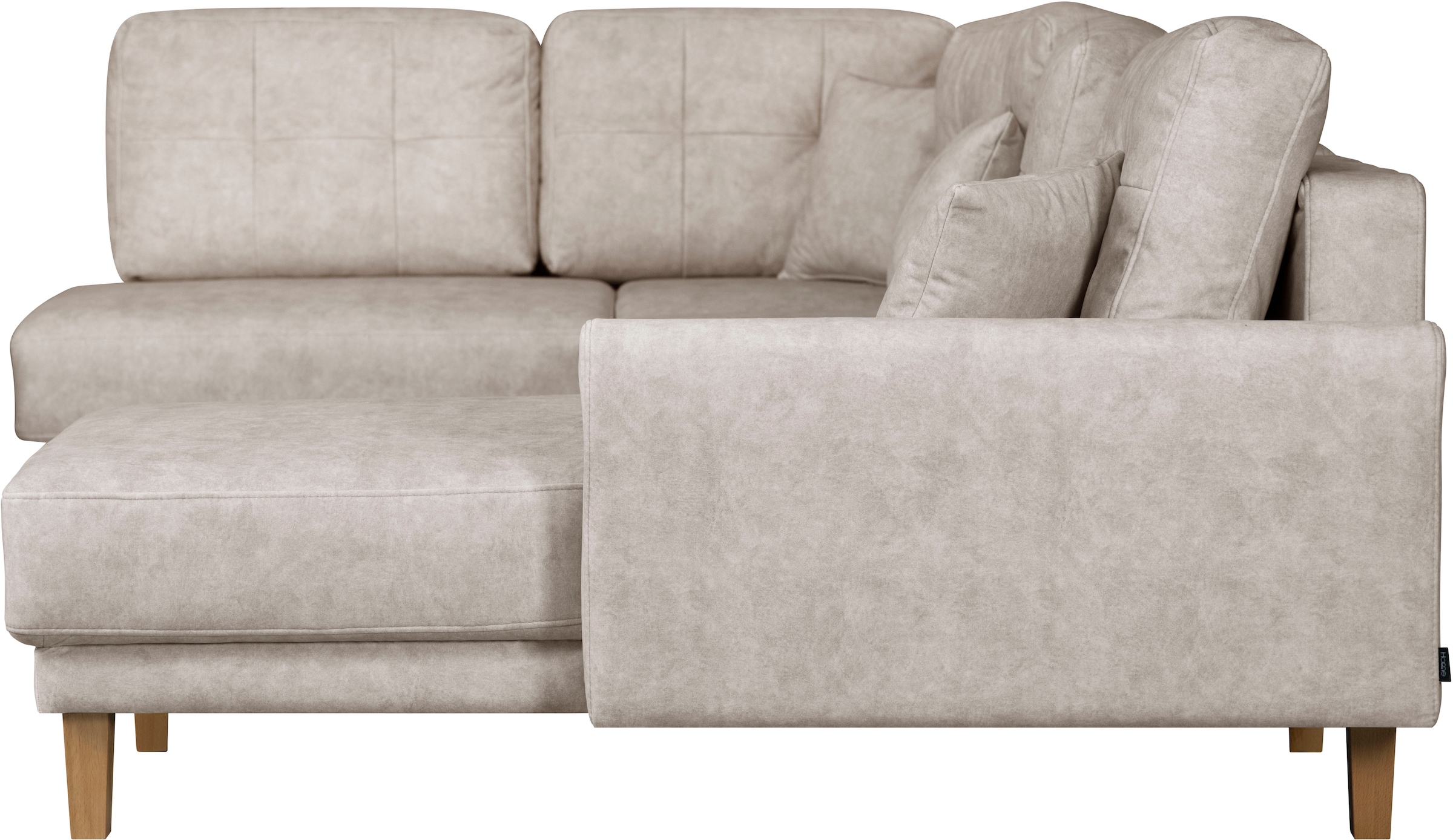 Home affaire Wohnlandschaft »TRIPLO U-Form wahlweise mit Schlaffunktion, B/T/H: 310/192/90 cm«, Schlafsofa, auch mit Bettkasten, Steppung im Rückenkissen