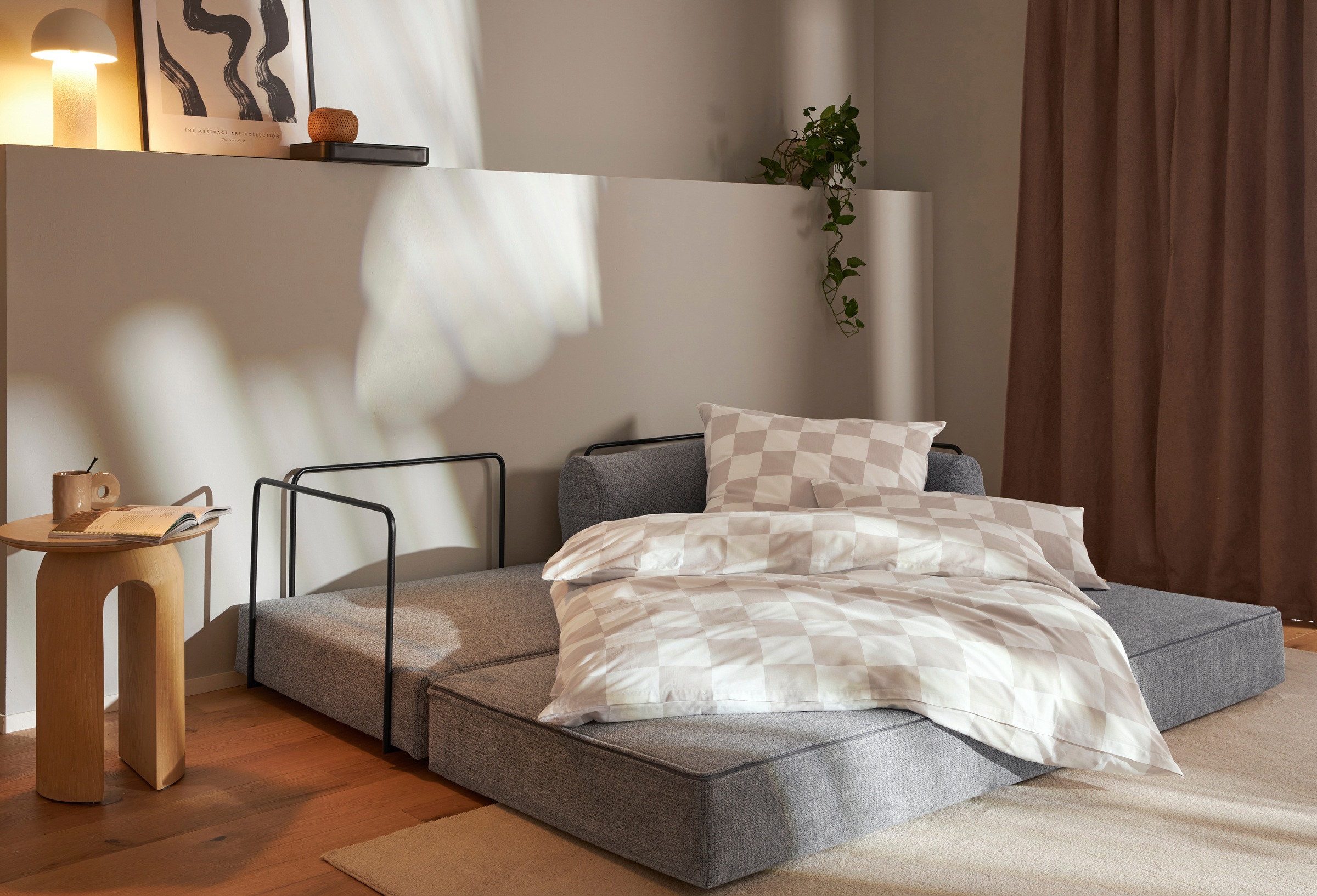 homsy by Ana Johnson Schlafsofa "Folda, Dauerschläfer, Breite 206 cm, Liege günstig online kaufen