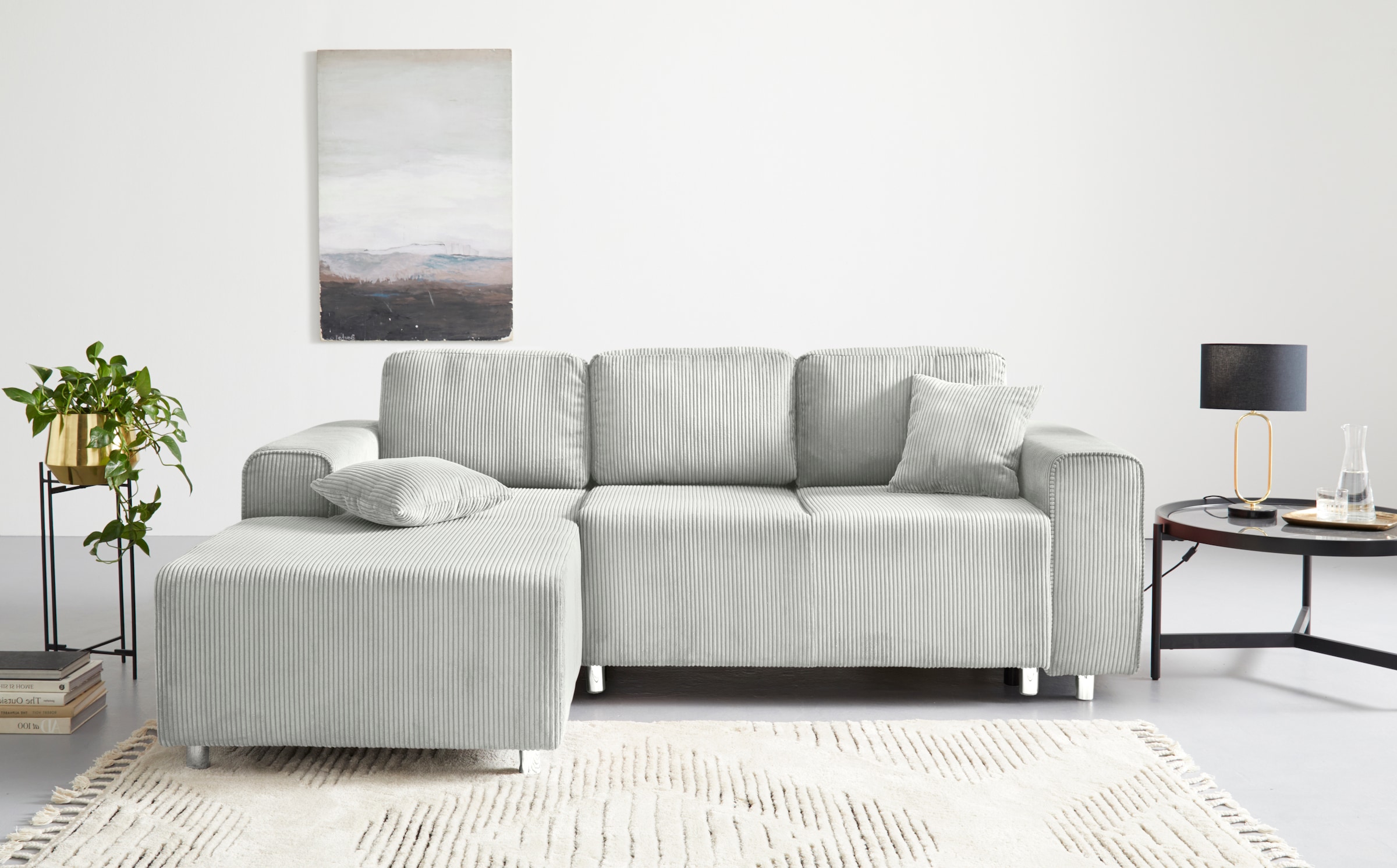 Home affaire "Györ" L-Form, wahlweise mit Bettfunktion und Bettkasten incl. günstig online kaufen