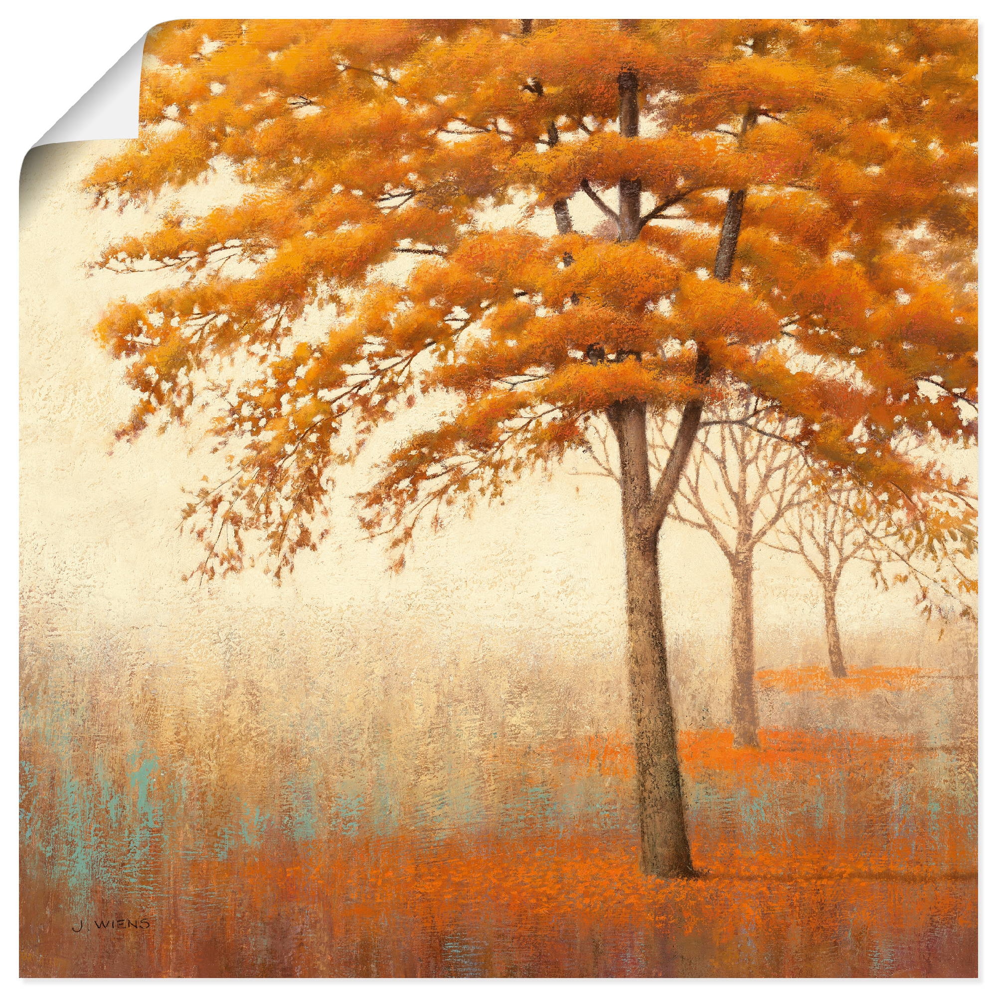 Artland Wandbild »Herbst Baum I«, Bäume, (1 St.), als Leinwandbild,  Wandaufkleber oder Poster in versch. Größen kaufen | BAUR | Poster