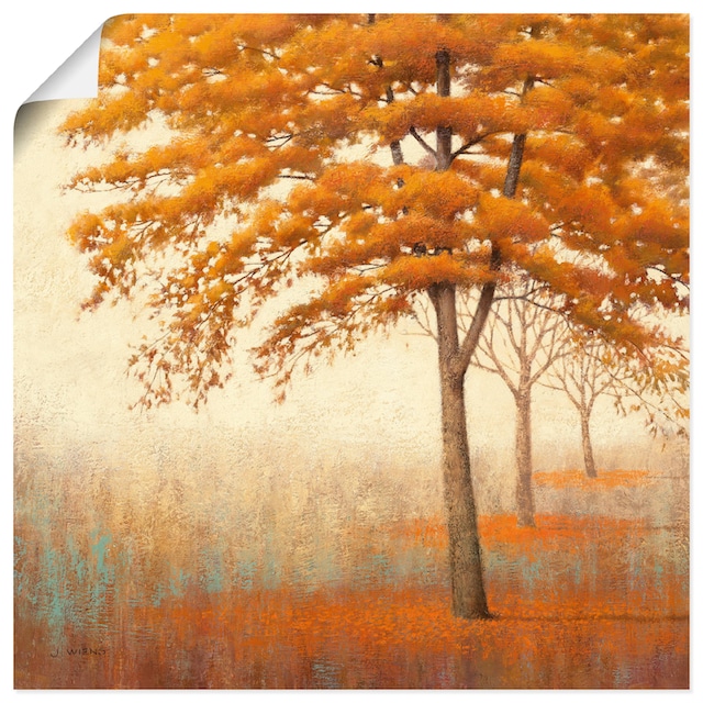 Baum kaufen St.), BAUR | Wandaufkleber oder I«, in Artland »Herbst als (1 Wandbild Poster Leinwandbild, Bäume, Größen versch.