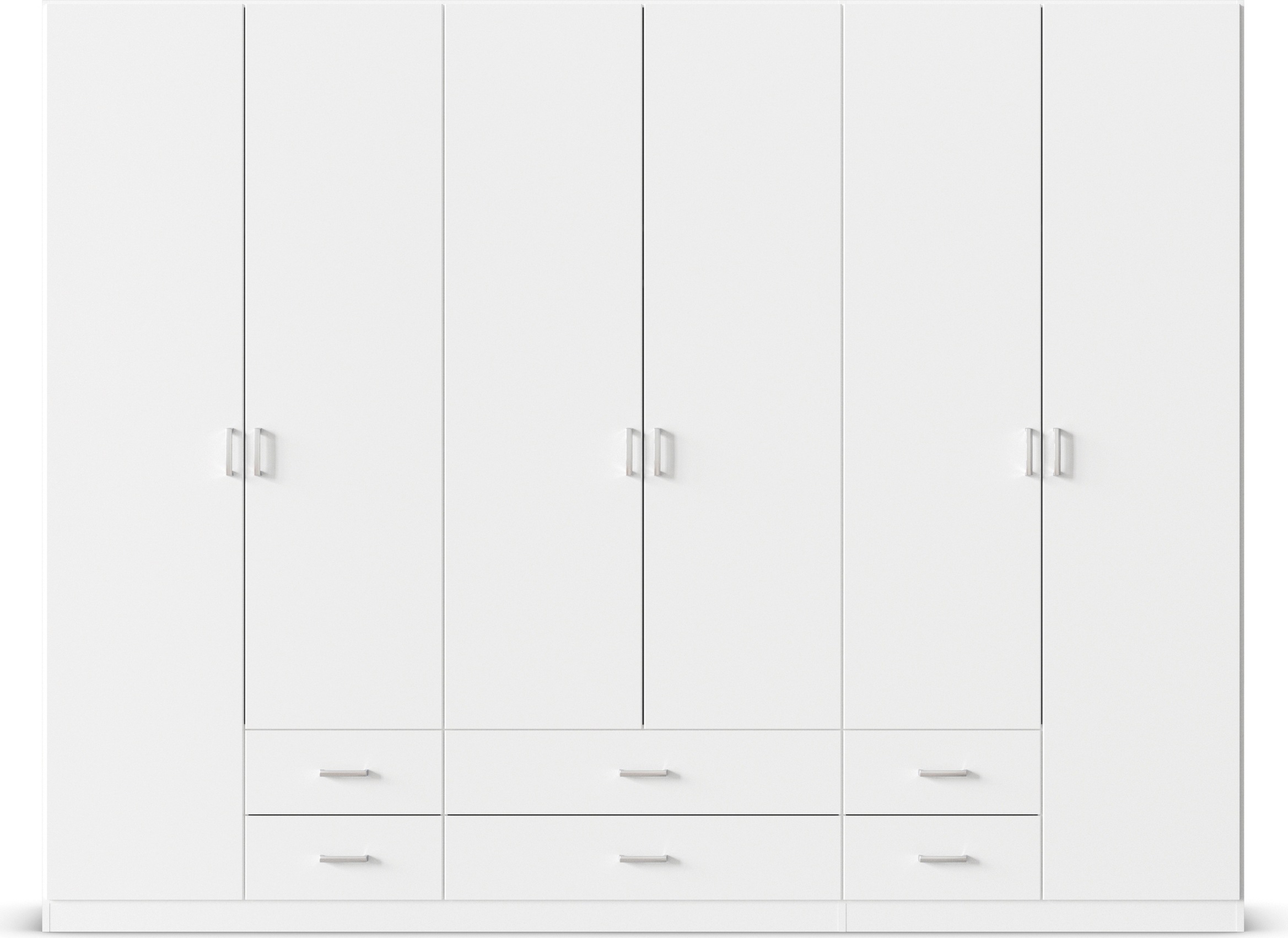 rauch Drehtürenschrank »Kleiderschrank Schrank Garderobe Wäscheschrank GAMMA in 3 Breiten«, mit 6 Schubladen, in schlichtem Design TOPSELLER MADE IN GERMANY