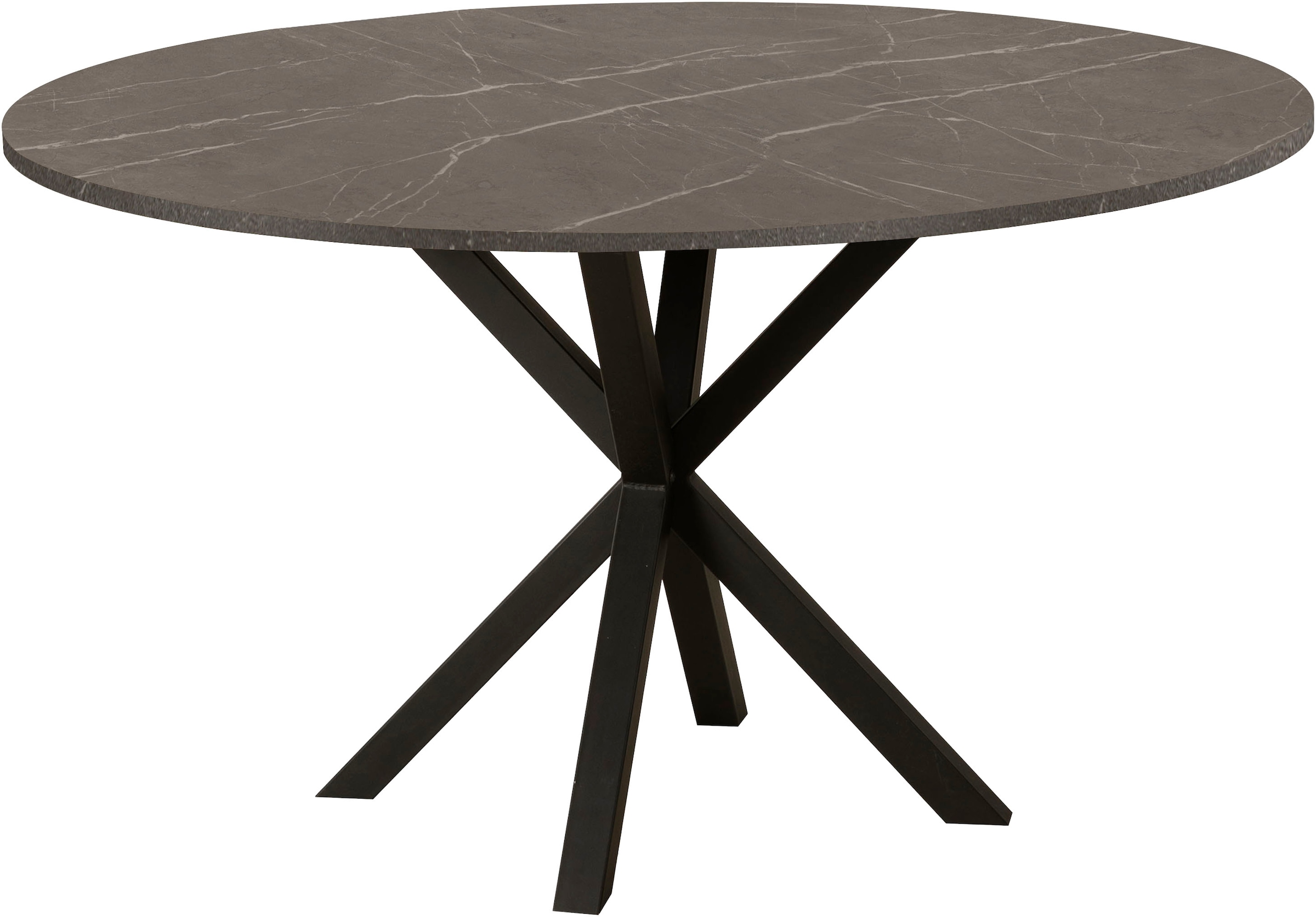 OMG Design Esstisch "Kent" 1 Stk. tlg. Hochwertige Melamin-Tischplatte mit Metallgestell