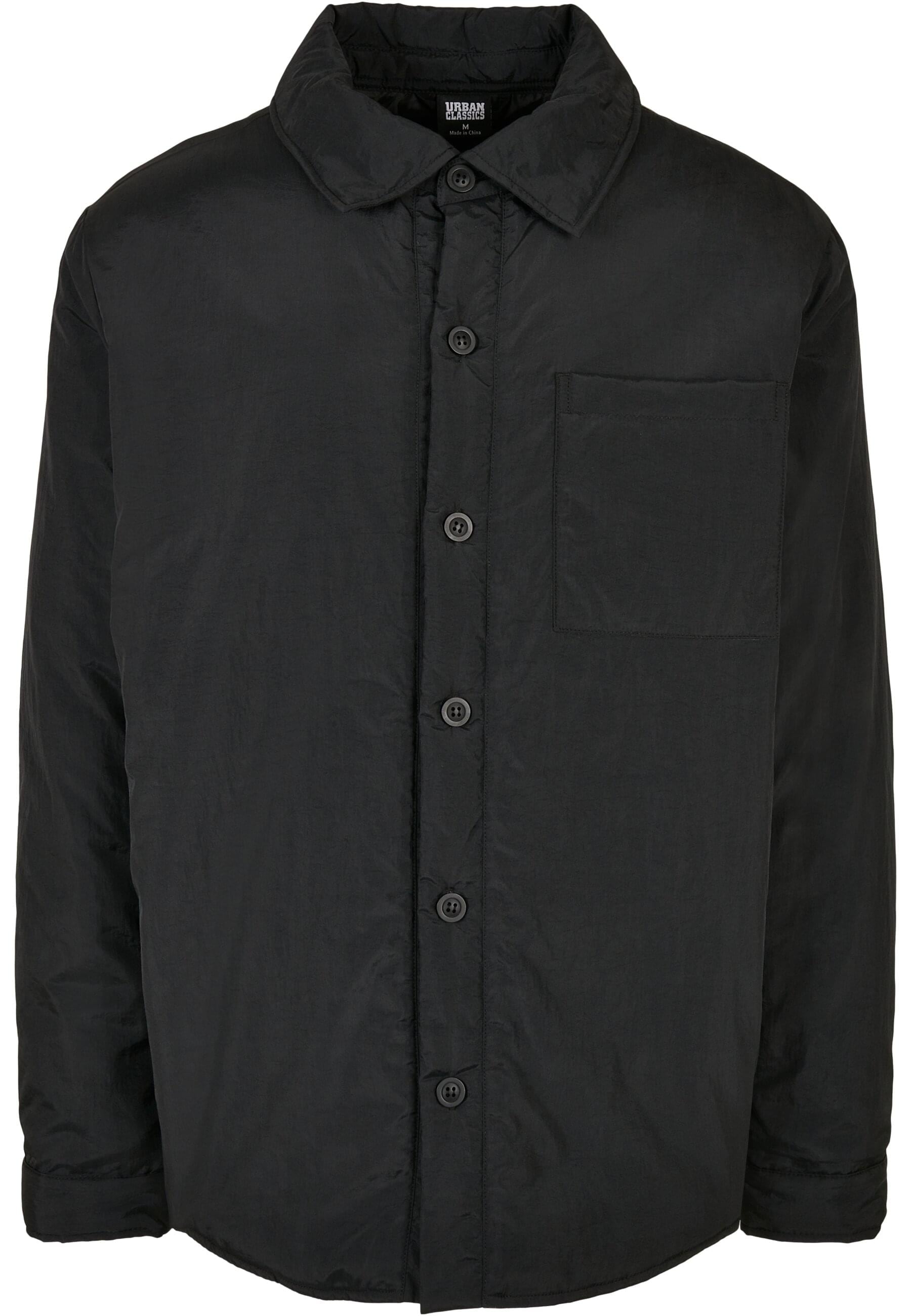 URBAN CLASSICS Allwetterjacke "Urban Classics Herren Padded Nylon Shirt Jac günstig online kaufen