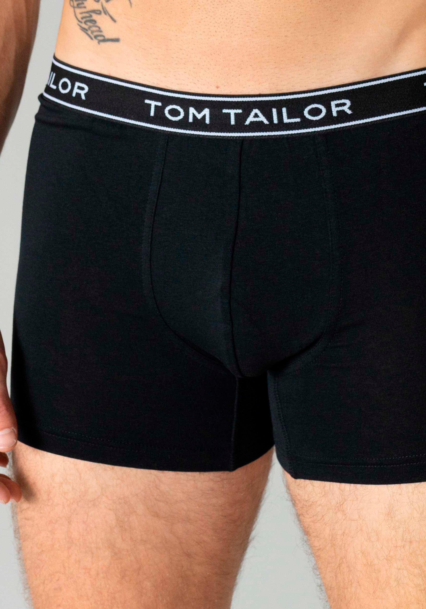 TOM TAILOR Boxershorts »Buffer«, (3er Pack), mit perfekter Passform für jeden Tag