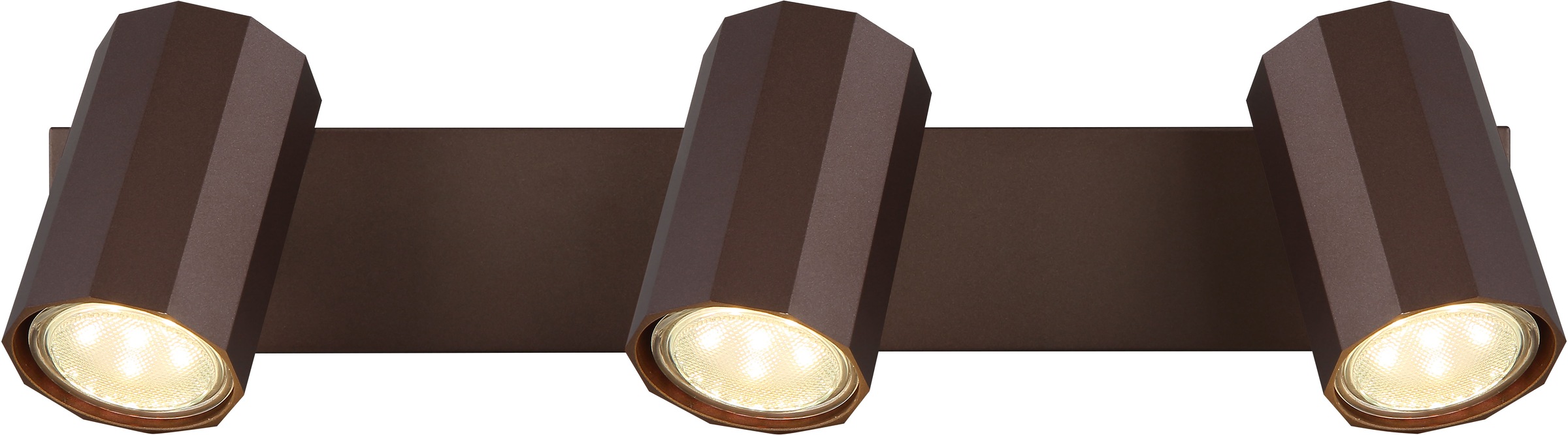 GLOBO LIGHTING Deckenstrahler »JAMES«, Leuchtmittel GU10 | ohne Leuchtmittel, Deckenspot/bronzefarben/Wohnzimmer/Flur/Schlafzimmer