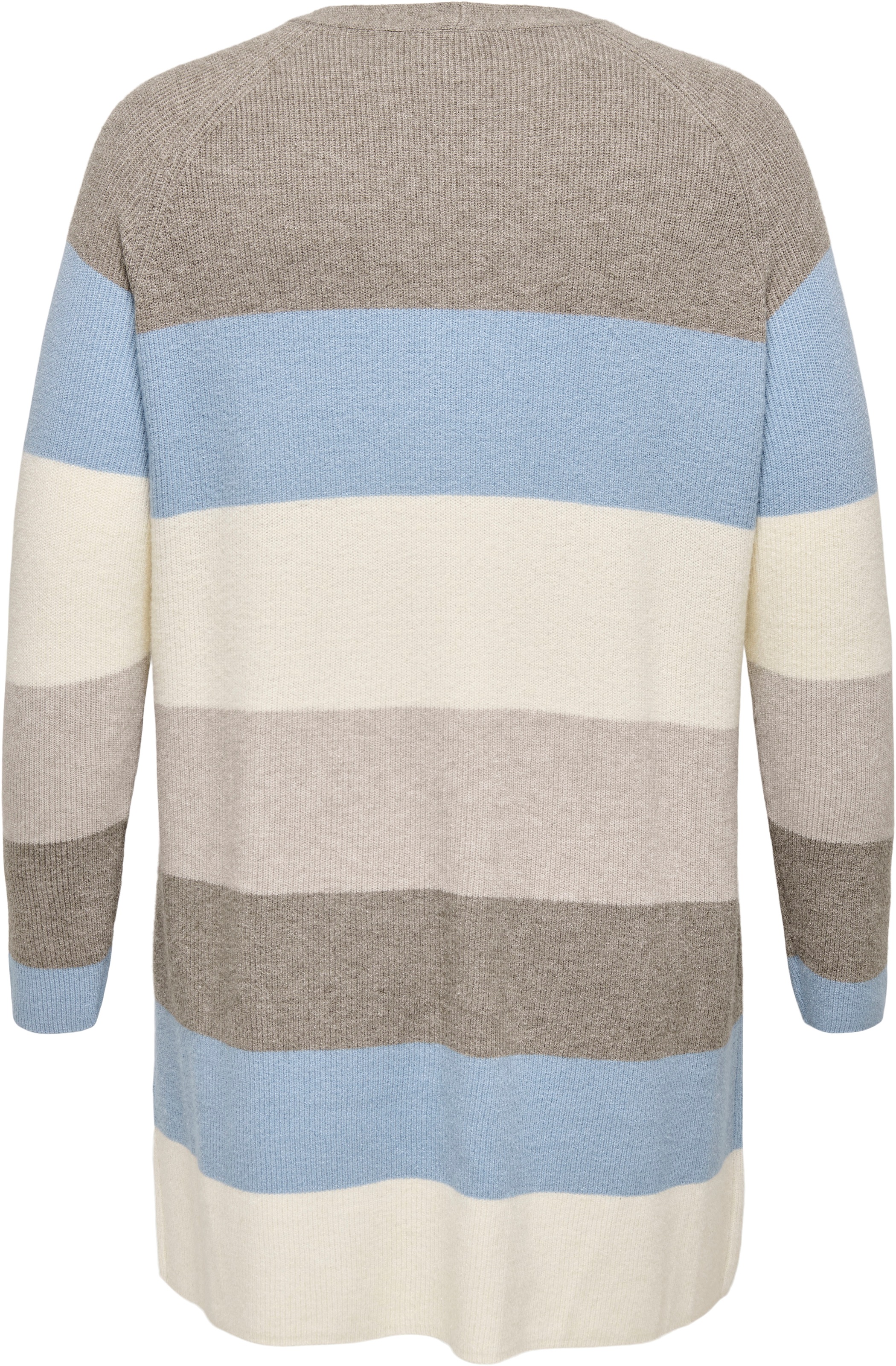 ONLY CARMAKOMA Strickjacke »CARATIJA L/S STRIPE CARDIGAN KNT«