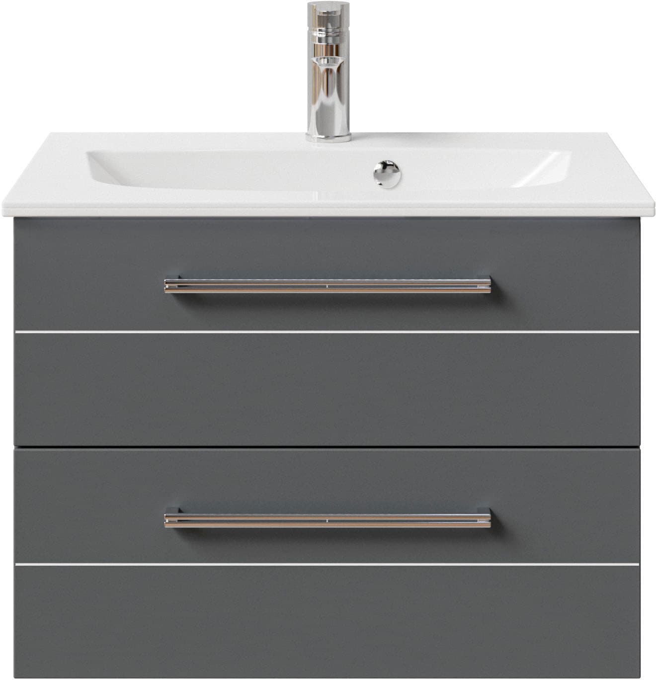 Saphir Waschtisch "Serie 6025 Mineralmarmor-Waschtisch mit Unterschrank, 67 günstig online kaufen