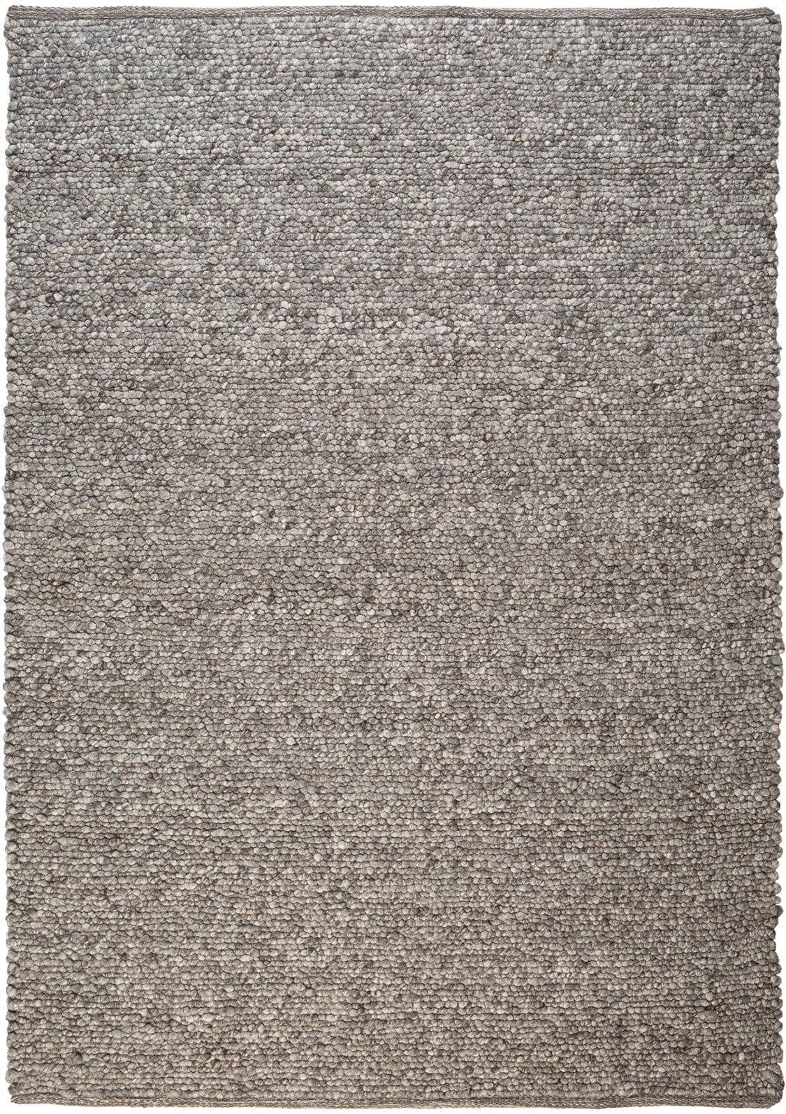 Wollteppich KAYOOM "Darleen 685", silber, B:120cm H:20mm L:170cm, Wolle, Teppiche, Kurzflor, Handgewebt, Modernes Muster, Uni, Wolle