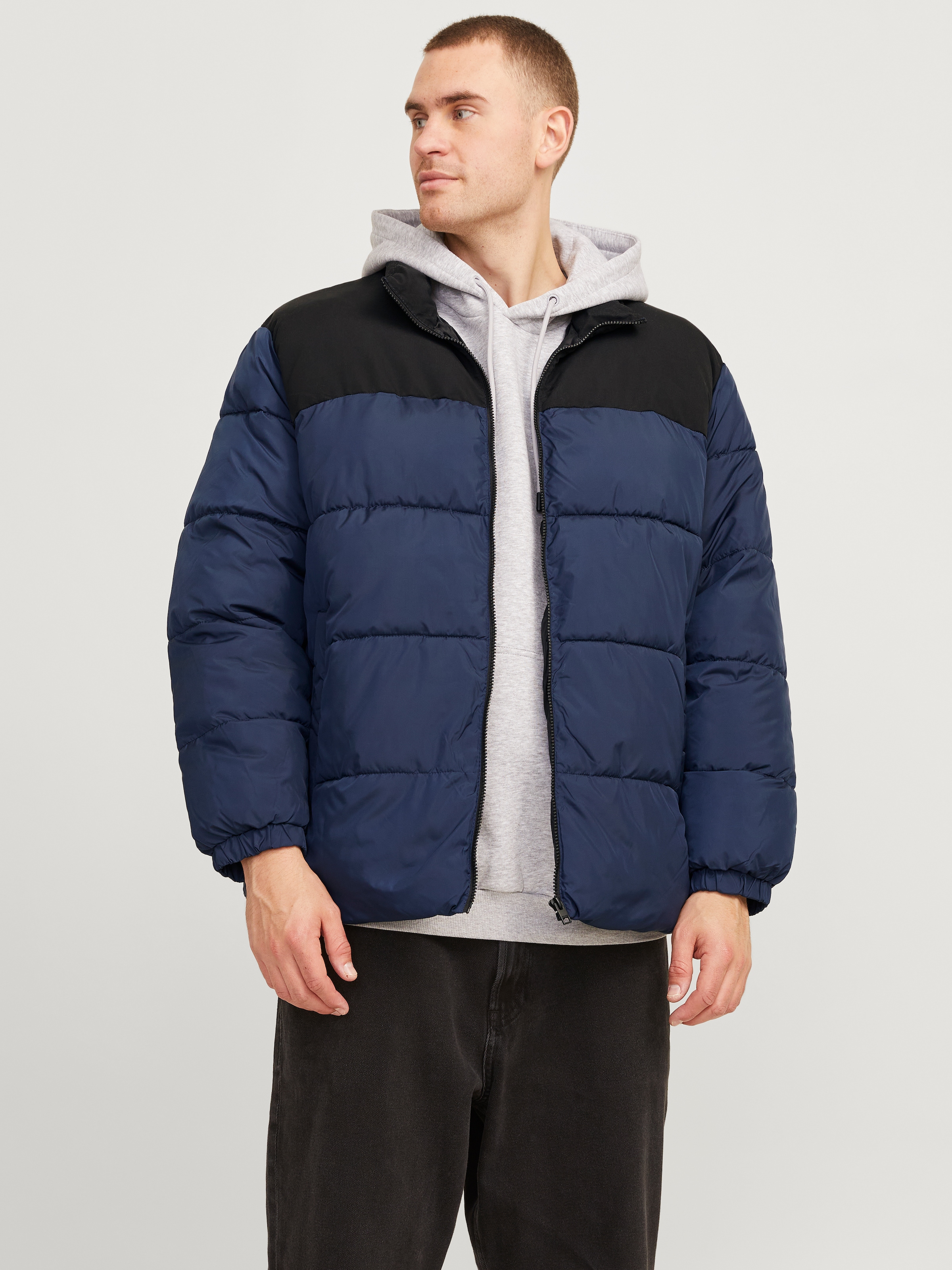 Jack & Jones PlusSize Steppjacke "JJMOON STAND COLLAR PUFFER PLS" günstig online kaufen