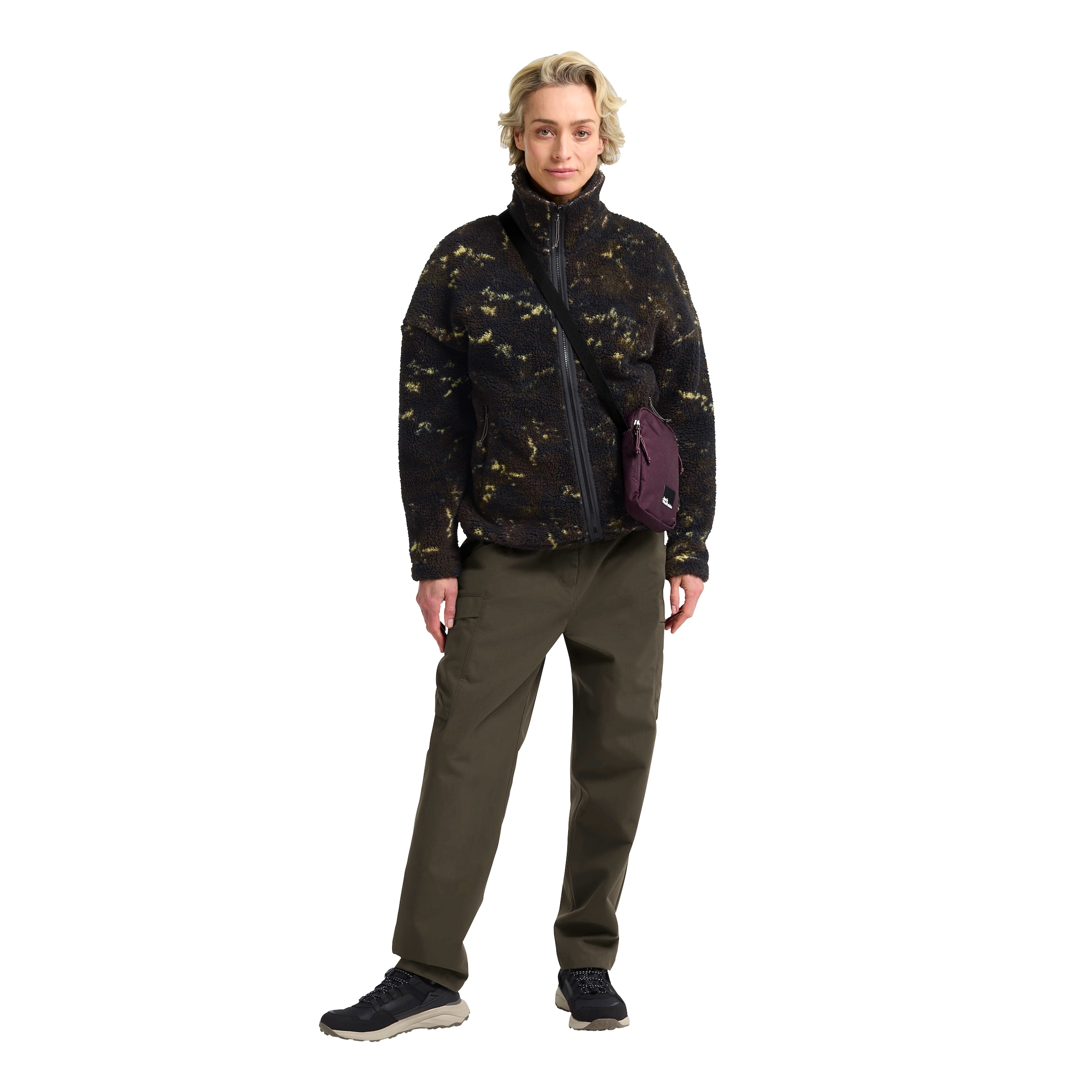 Jack Wolfskin Fleecejacke, Winddicht, atmungsaktiv, Übergangsjacke