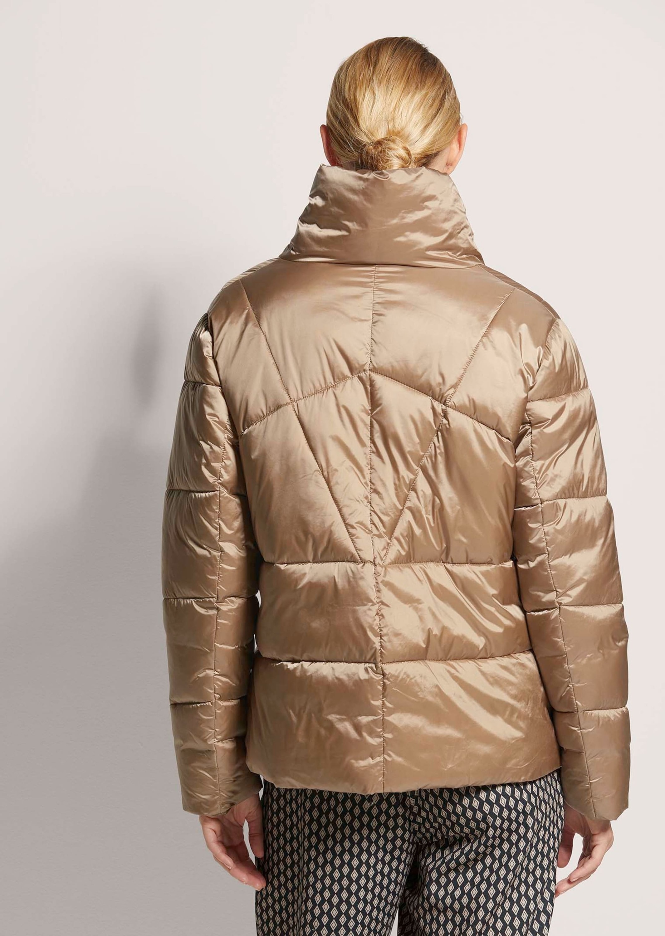 MADELEINE Women's Quilted Jacket Beige 34 3