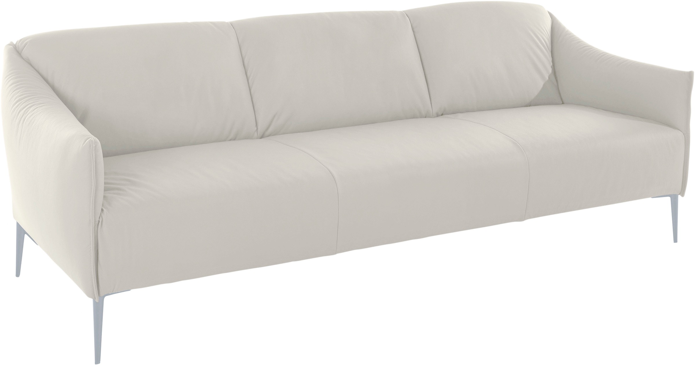 W.SCHILLIG 3-Sitzer »sally«, mit Metallfüßen in Silber matt, Breite 224 cm