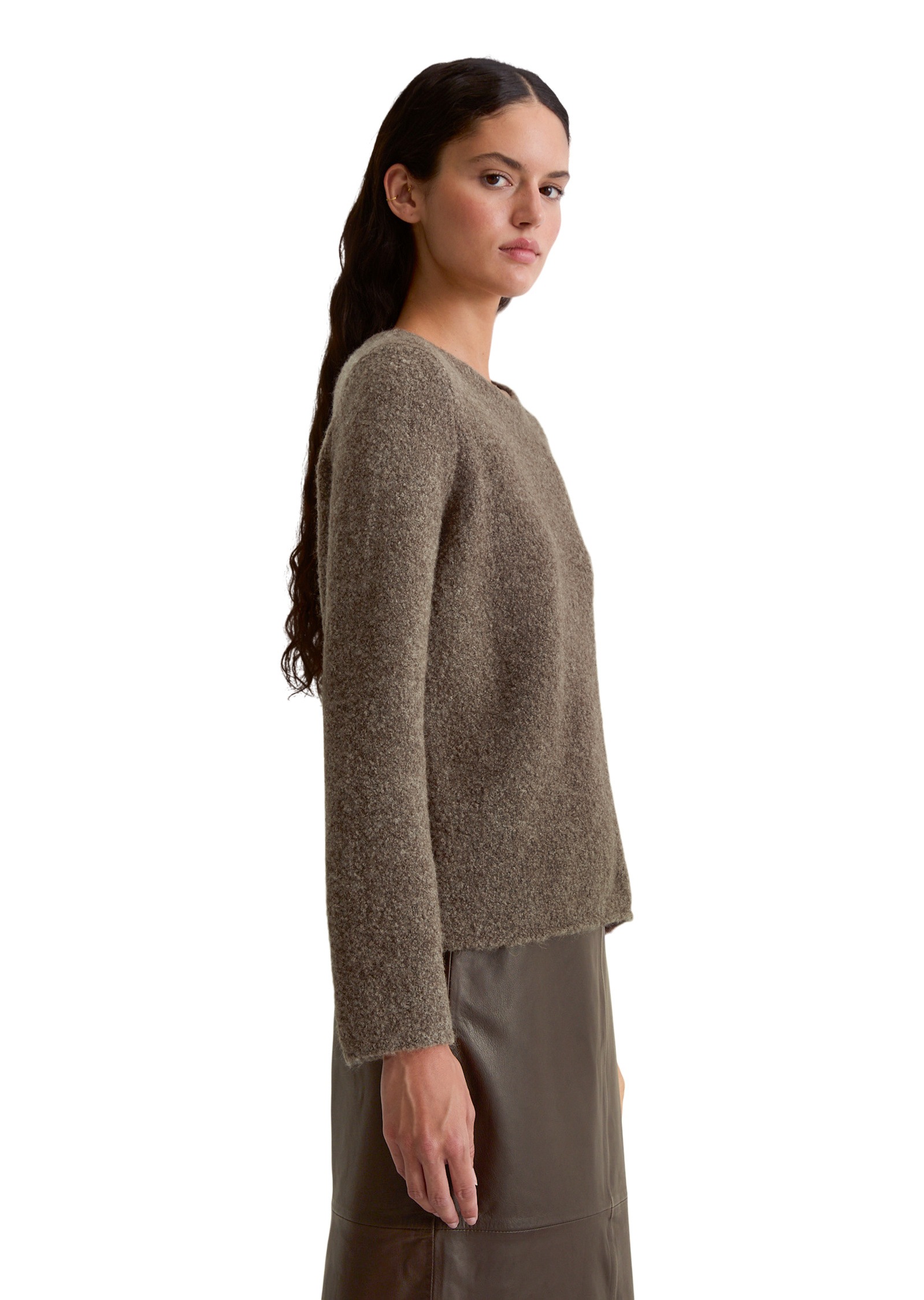 Marc O'Polo Rundhalspullover »aus Schurwolle-Alpakawolle-Mix«