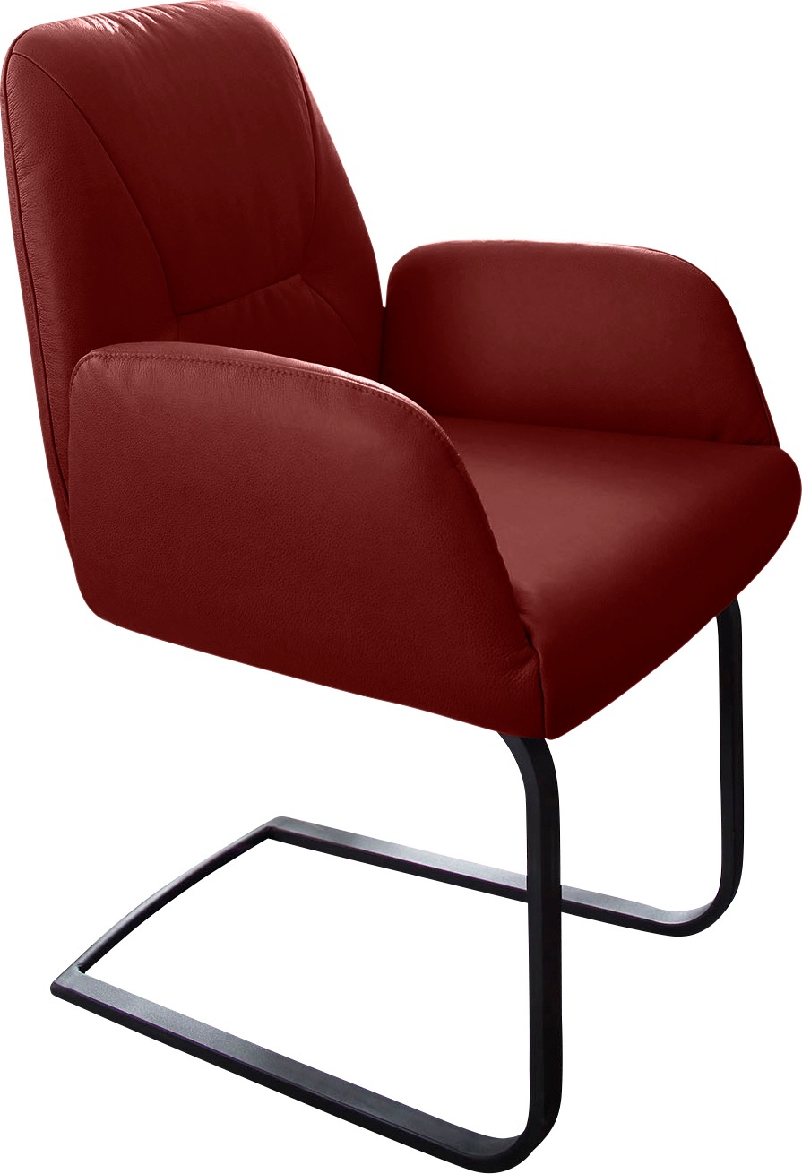 W.SCHILLIG Freischwinger »ole«, Longlife Xtra-Leder Z59, Gestell in Schwarz pulverbeschichtet