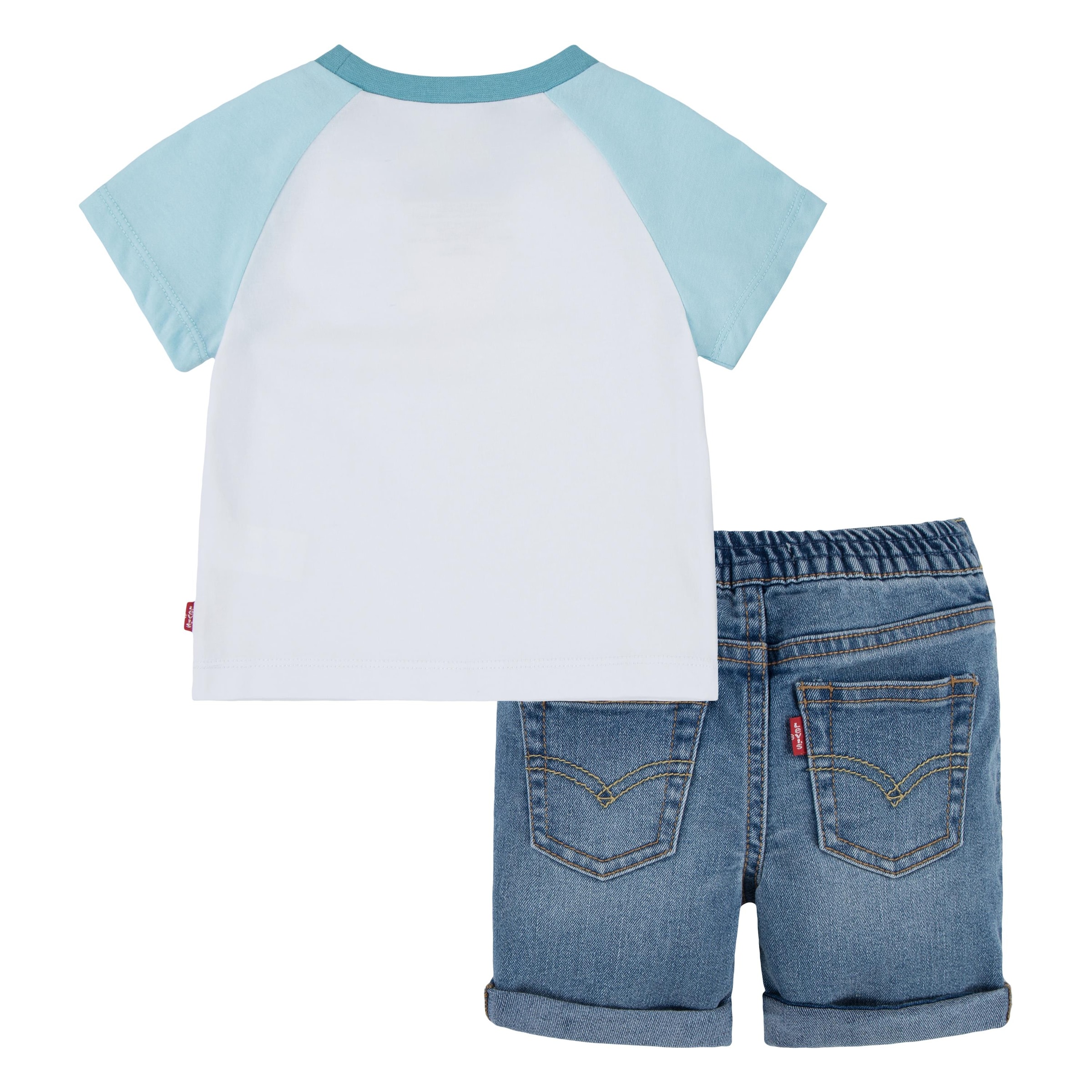 Levi's® Kids Print-Shirt, (Set, 2 tlg.), und Jeansshorts, for BOYS