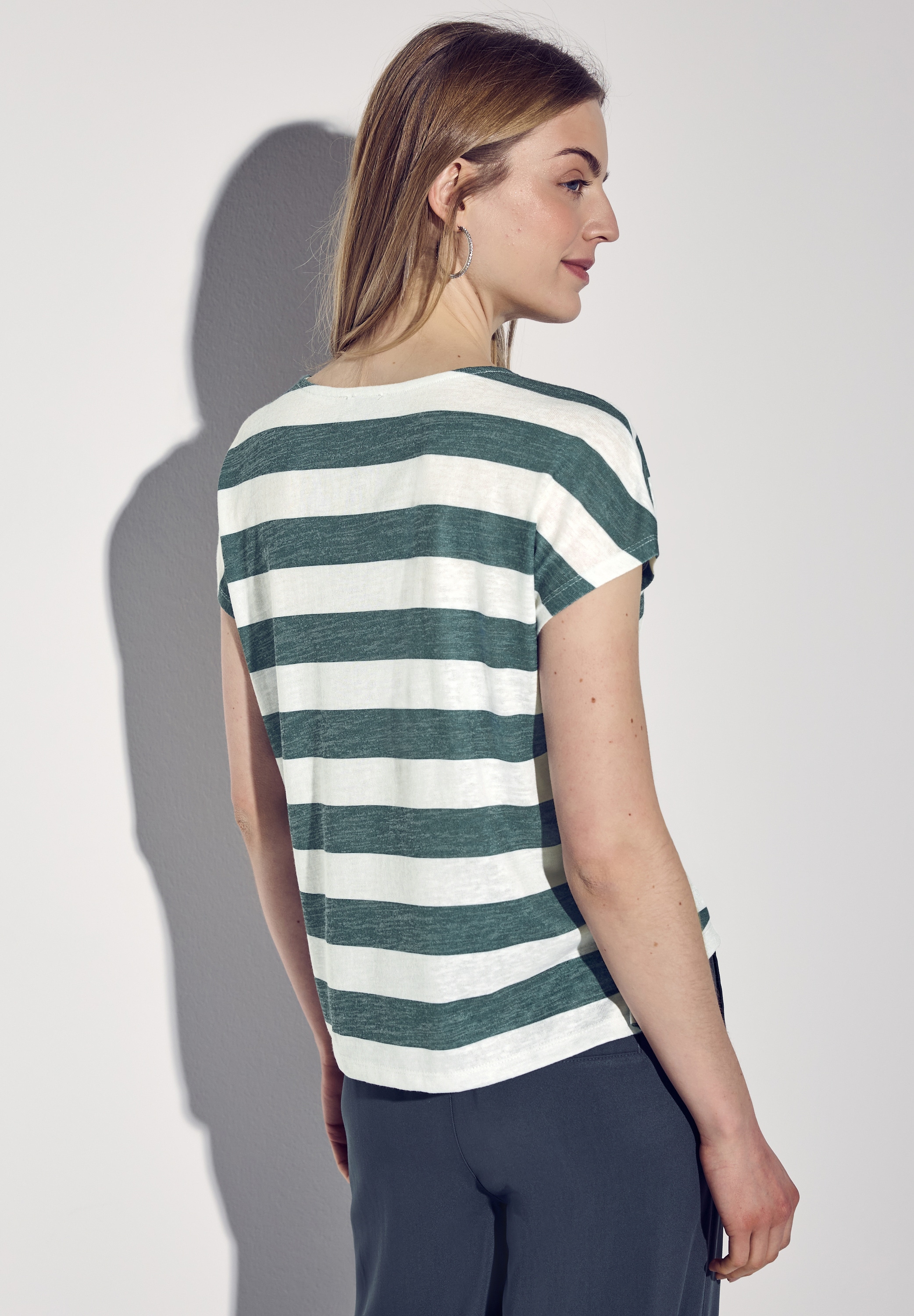 STREET ONE Shirttop, mit Streifenmuster