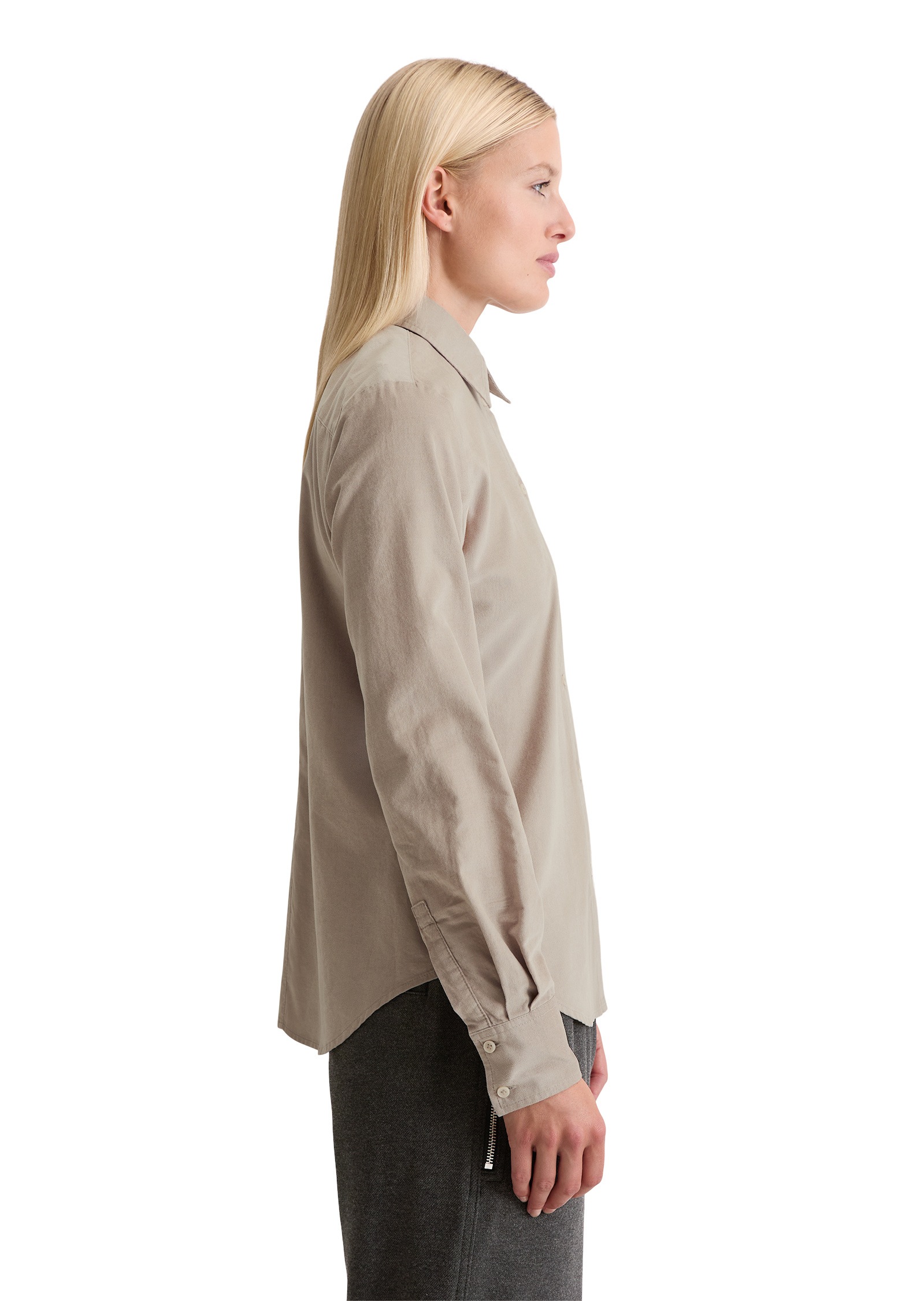 Marc OPolo Langarmbluse "aus Organic-Cotton-Viskose-Mix" günstig online kaufen