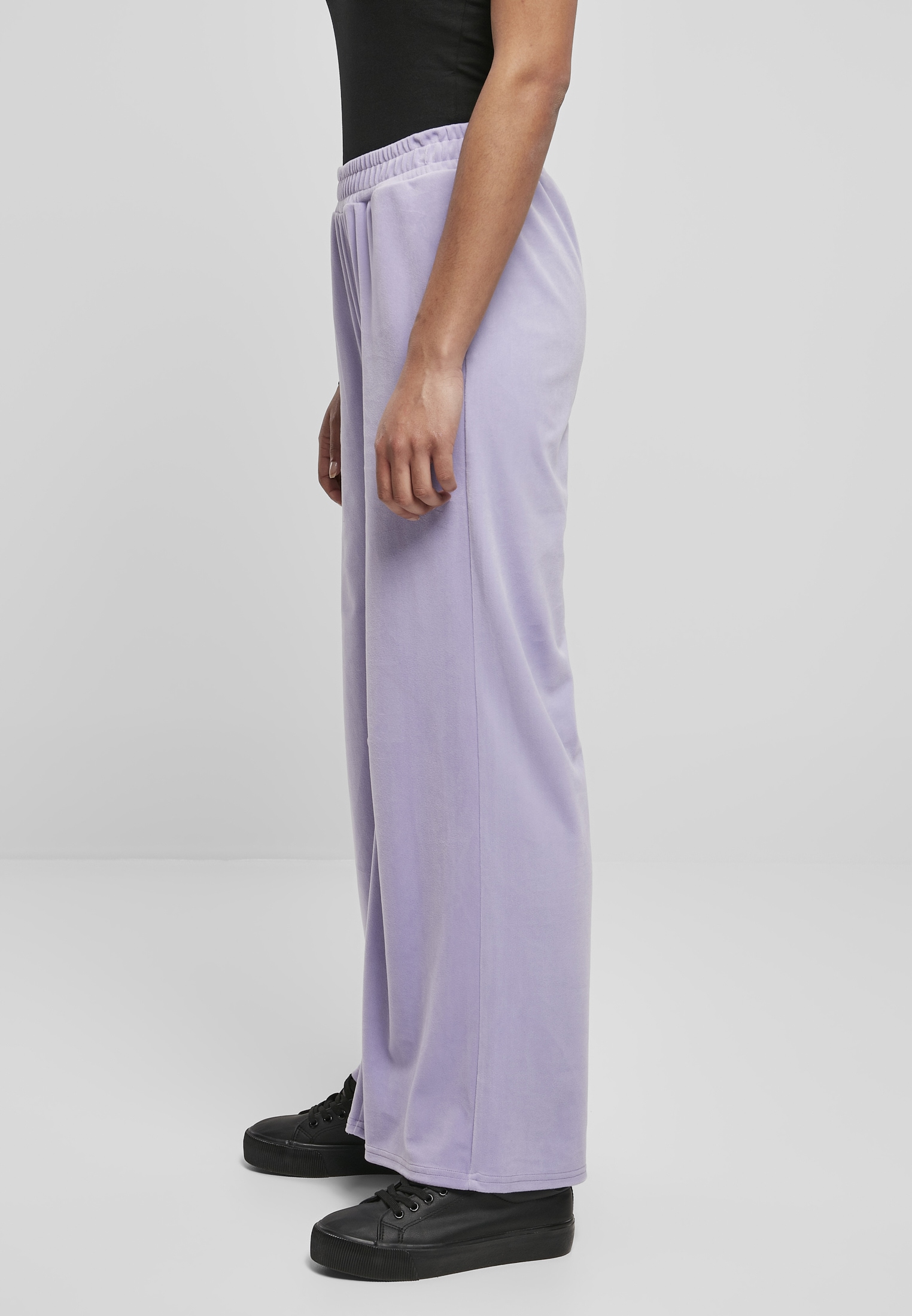 URBAN BAUR kaufen Waist Ladies Stoffhose CLASSICS Velvet Straight (1 High tlg.) für Sweatpants«, | »Damen