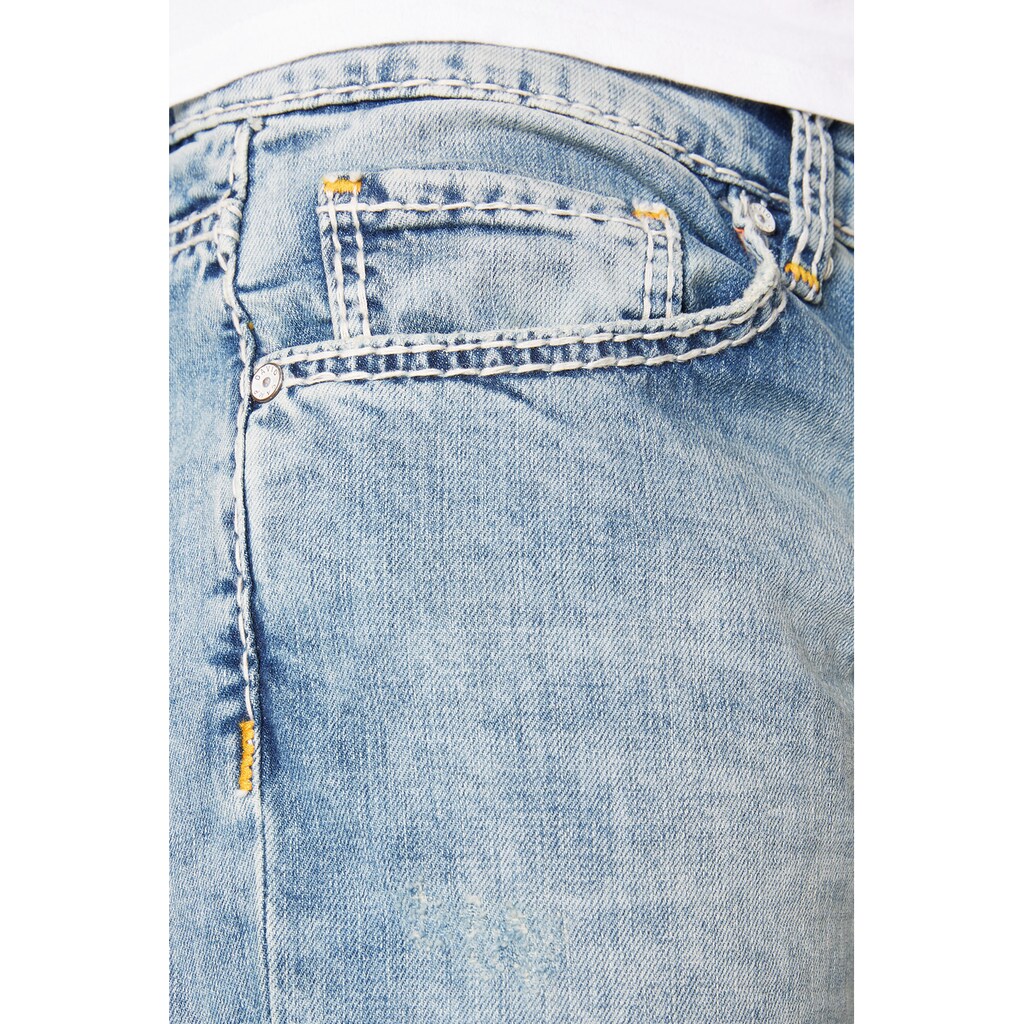 CAMP DAVID Regular-fit-Jeans, mit Destroy-Effekte