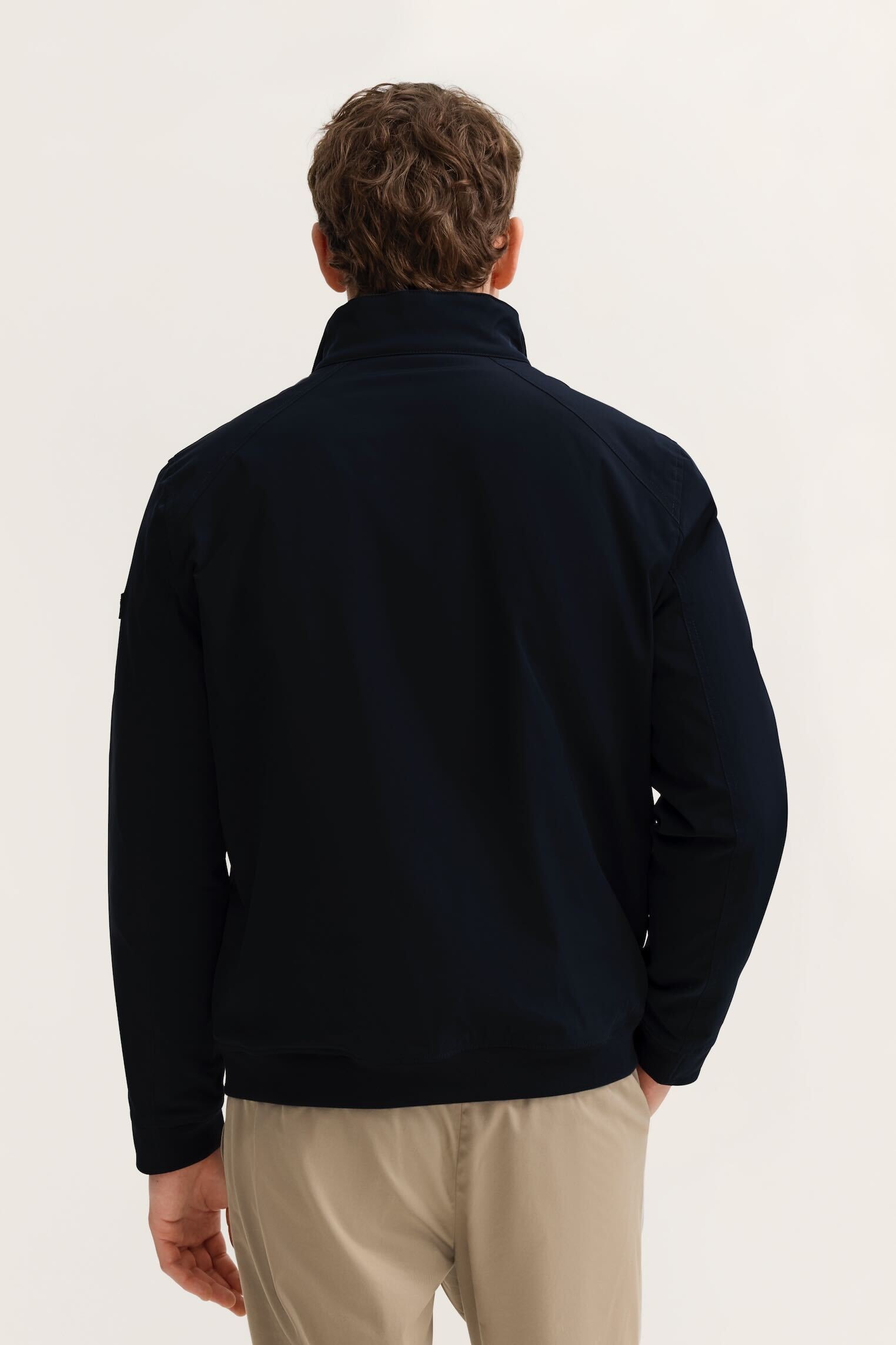 bugatti Blouson "Regular Fit" wasserabweisend mit Cord-Details günstig online kaufen