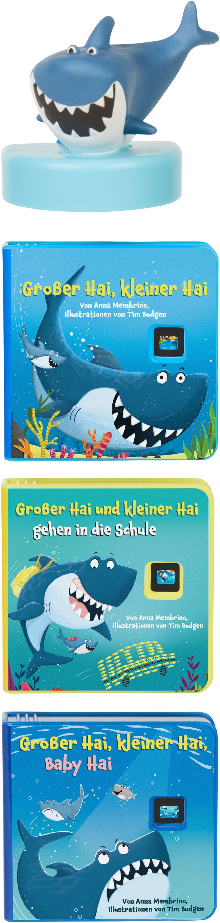 Little Tikes® Hörspielkassette »Story Dream Machine, Großer Hai, Kleiner Hai Familien-Kollektion« passend für Story Dream Machine