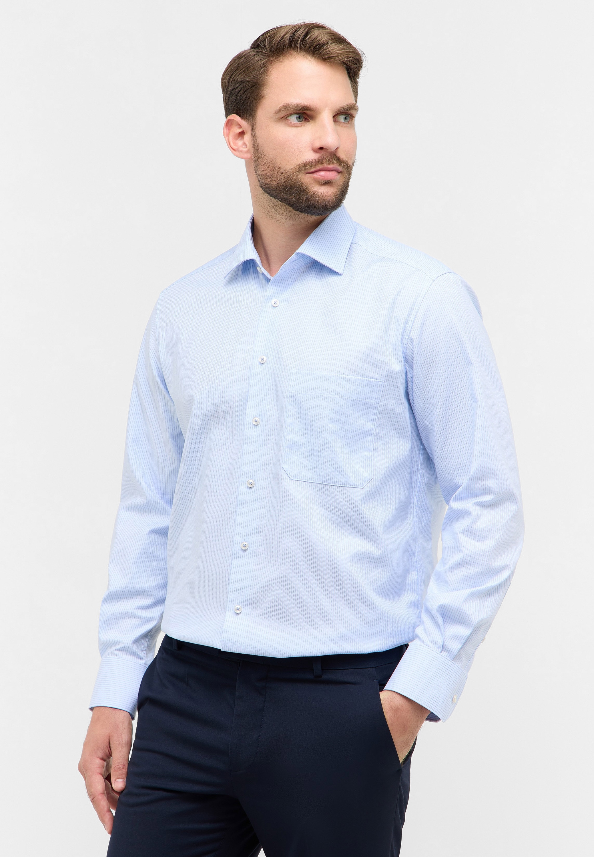 Eterna Langarmhemd "COMFORT FIT" NON IRON (bügelfrei) günstig online kaufen