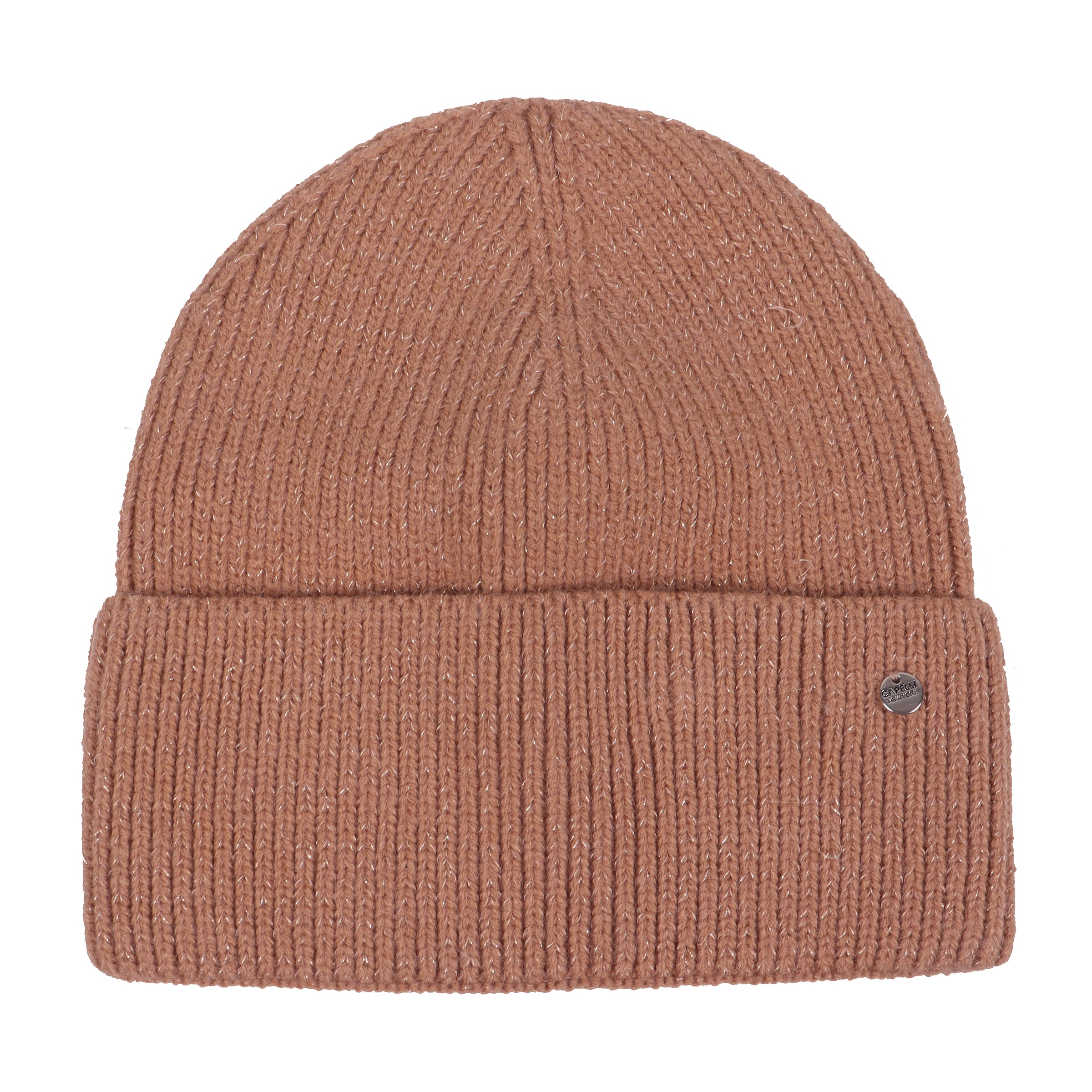 Capelli New York Beanie Strickmütze mit dezent eingearbeiteten Glitzerfäden