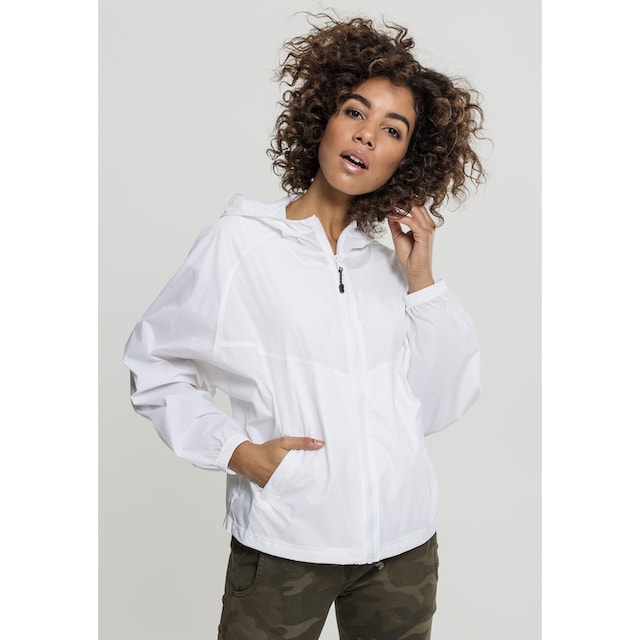 URBAN CLASSICS Sommerjacke »Damen Ladies Oversize Windbreaker«, (1 St.),  mit Kapuze für bestellen | BAUR