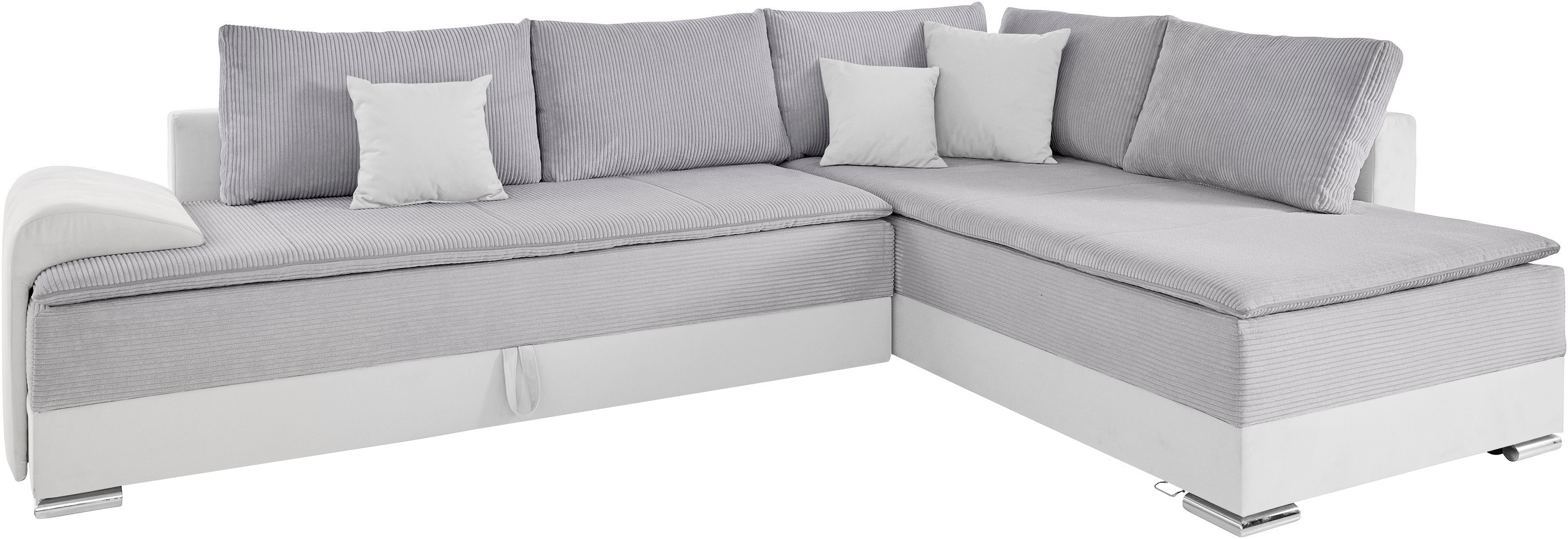 Thumbnail - INOSIGN Ecksofa "Boxspringbett Night & Day L-Form mit Dauer-Schlaffunktion mit Armlehne", mit Boxspring-Bettfunktion 180...