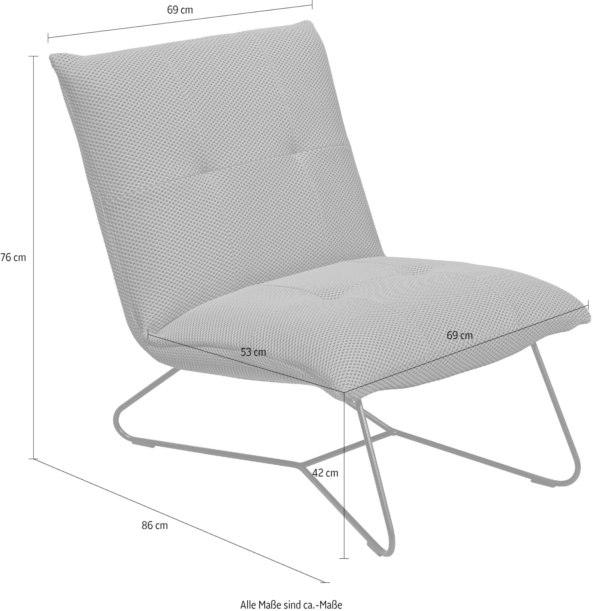 ED EXCITING DESIGN Loungesessel »Michel«