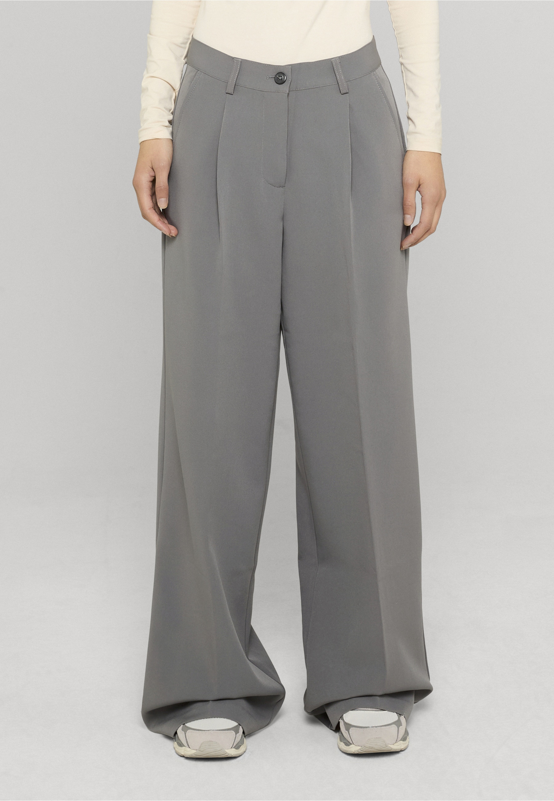 URBAN CLASSICS Stoffhose »Urban Classics Ladies Wide Leg Trousers«