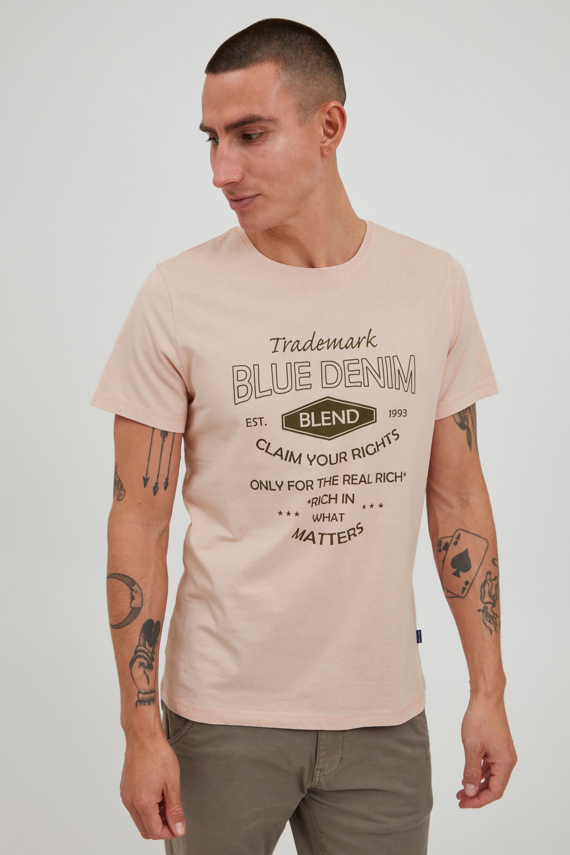 Blend T-Shirt "BHAdam", Klassisches T-Shirt mit Rundhalsausschnitt günstig online kaufen