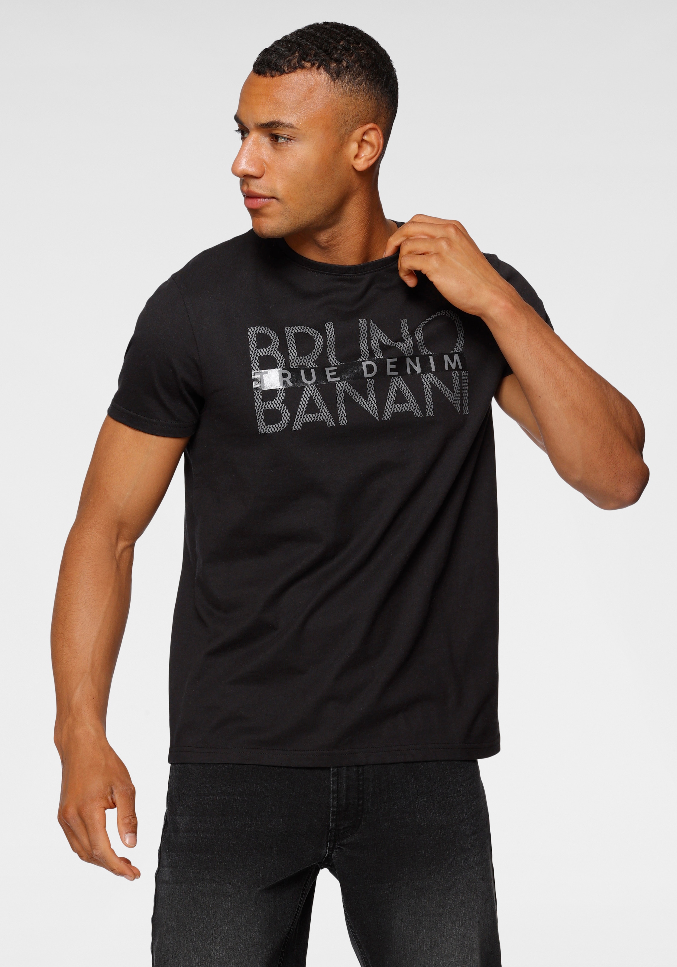 T-Shirt, glänzendem mit Banani ▷ BAUR Bruno Print kaufen |