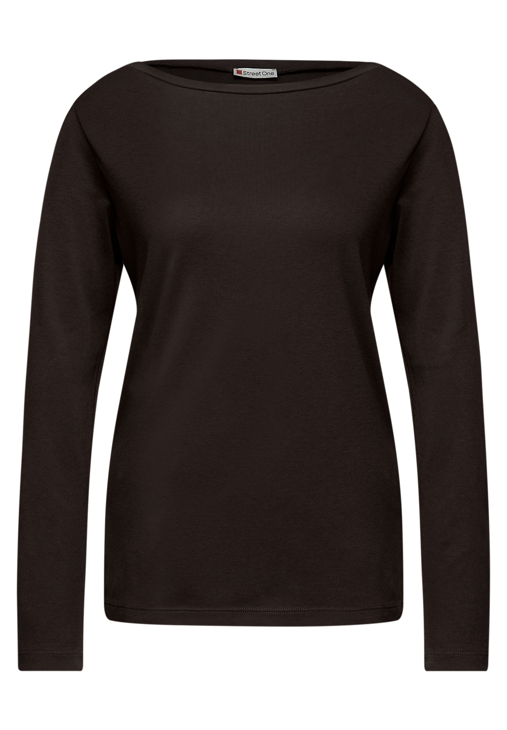 STREET ONE Langarmshirt, im soften Baumwoll-Mix