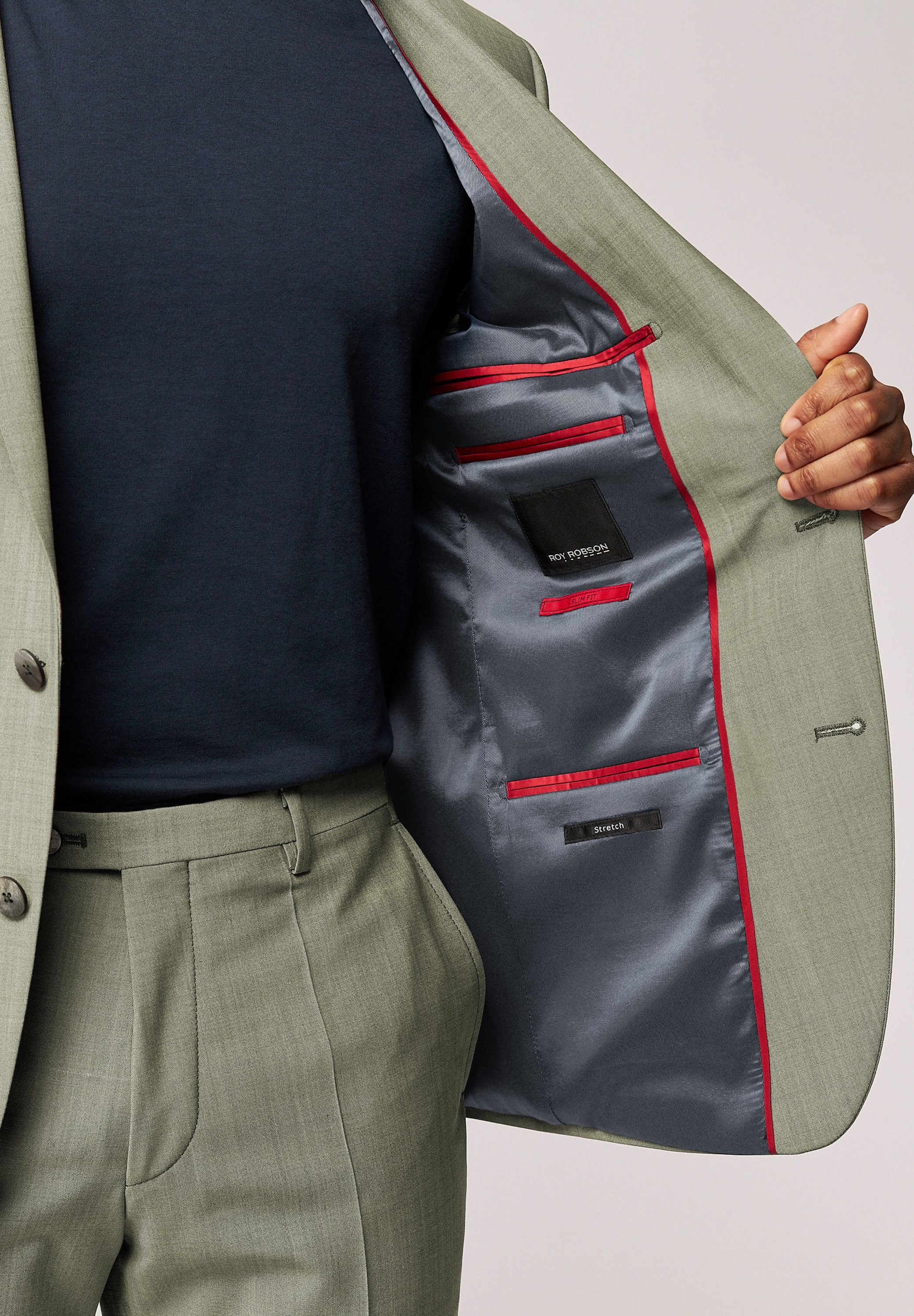 Roy Robson Anzughose »Modischer Anzug im Slim Fit«