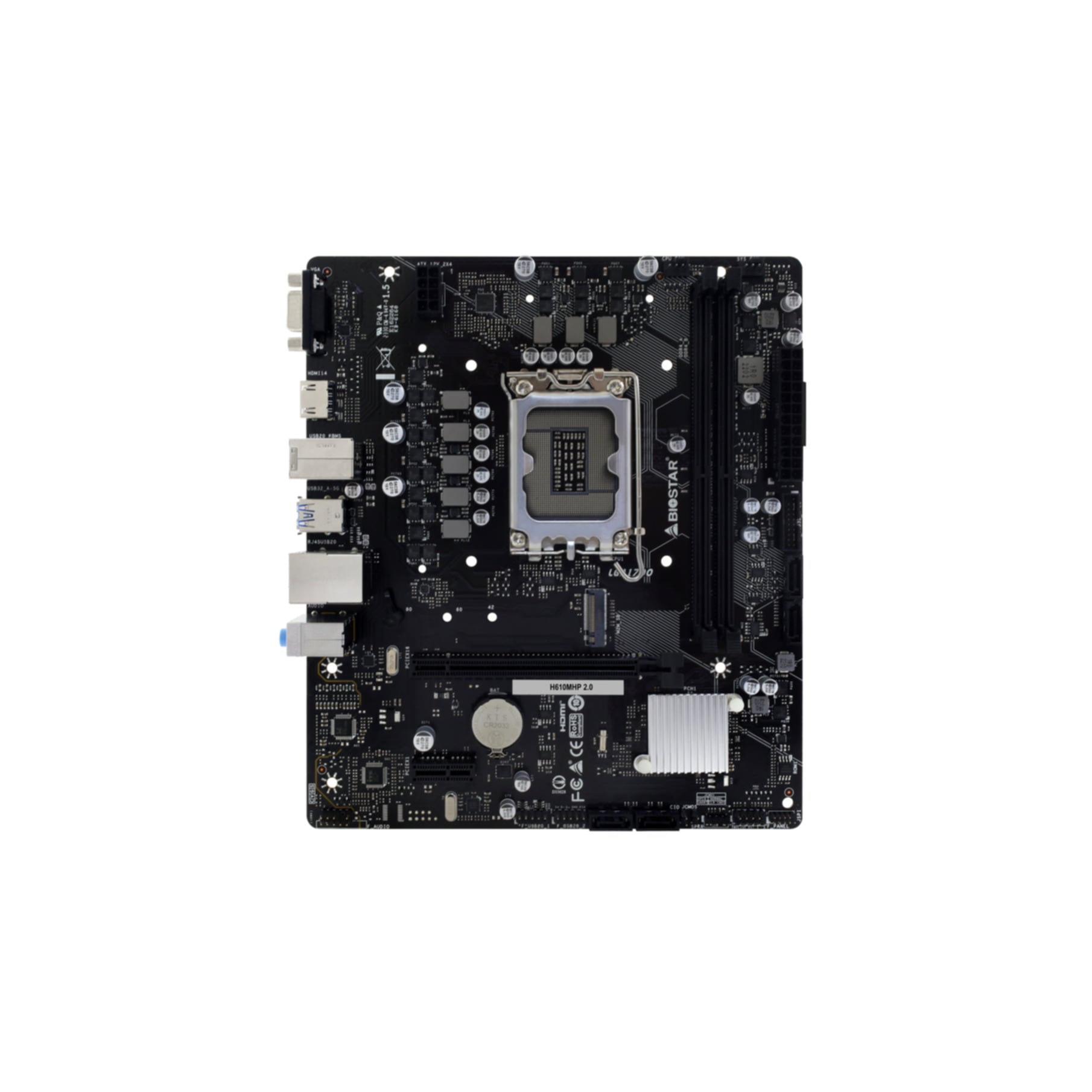 Biostar Mainboard »H610MHP 2.0«