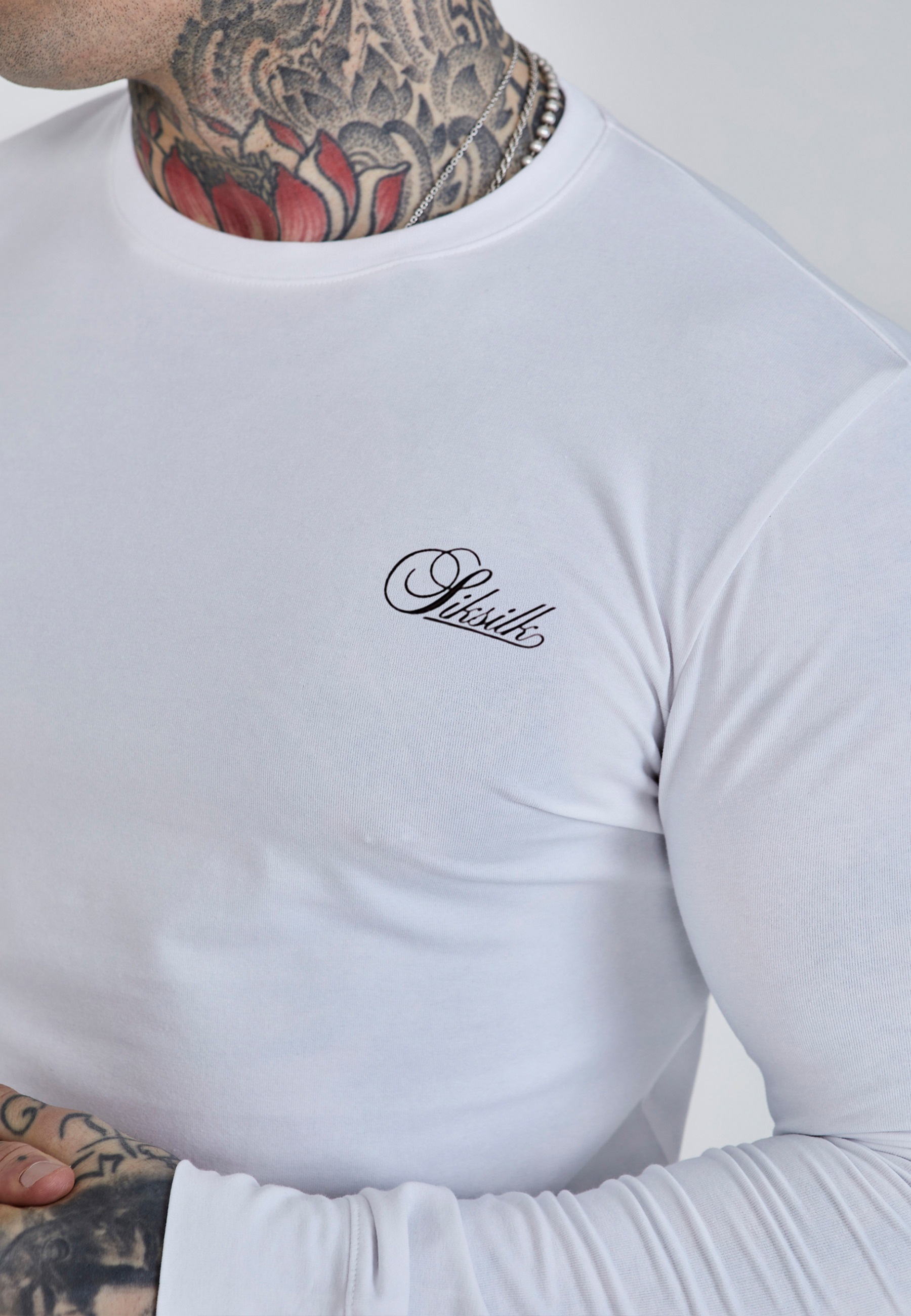 Siksilk Langarmshirt »SikSilk Essentials LS T-Shirt« 1