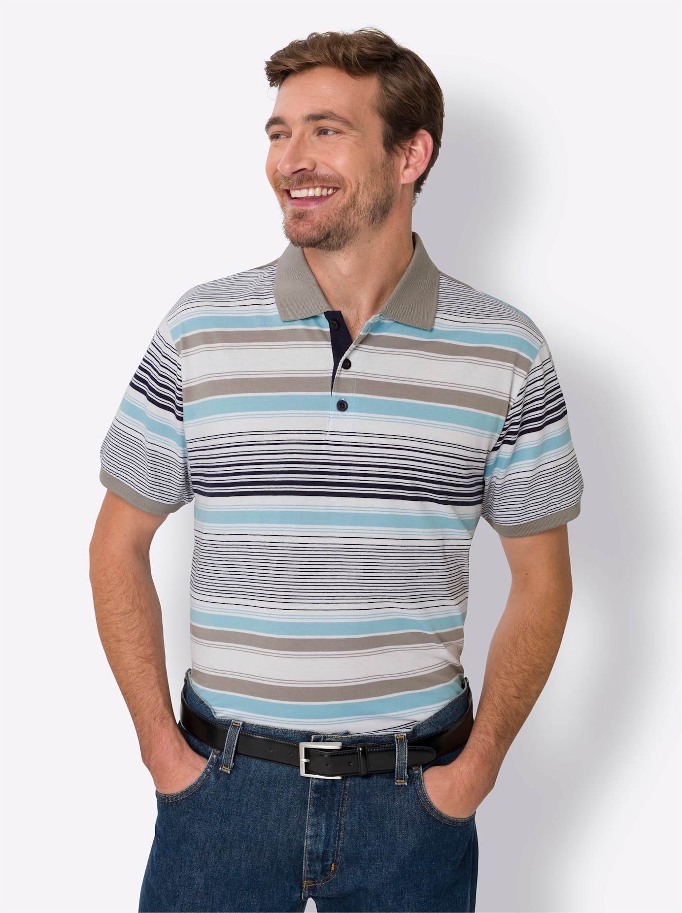 Classic Poloshirt »Kurzarm-Poloshirt«, (1 tlg.)
