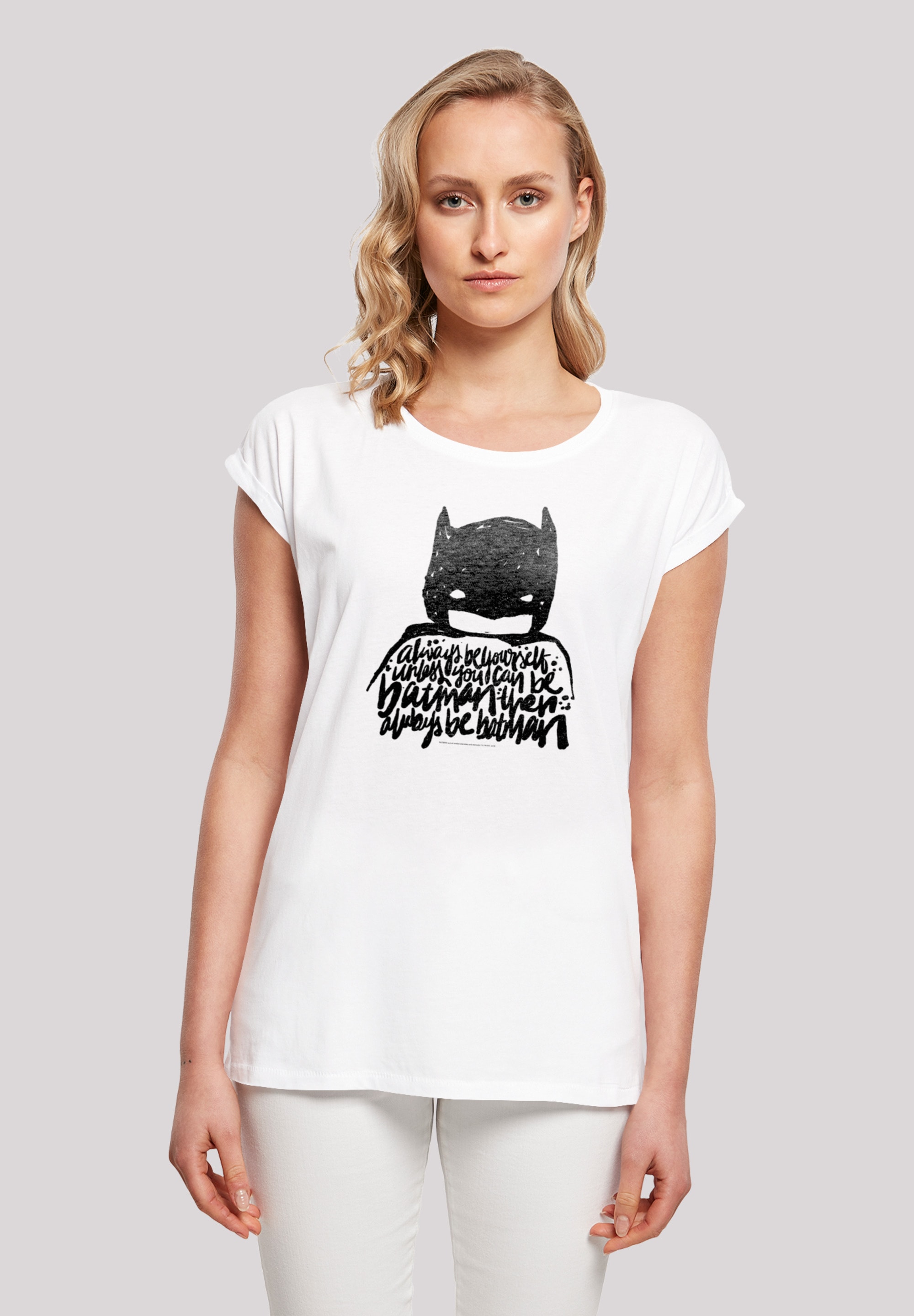 F4NT4STIC T-Shirt "DC Comics Batman Always Be Yourself", Print