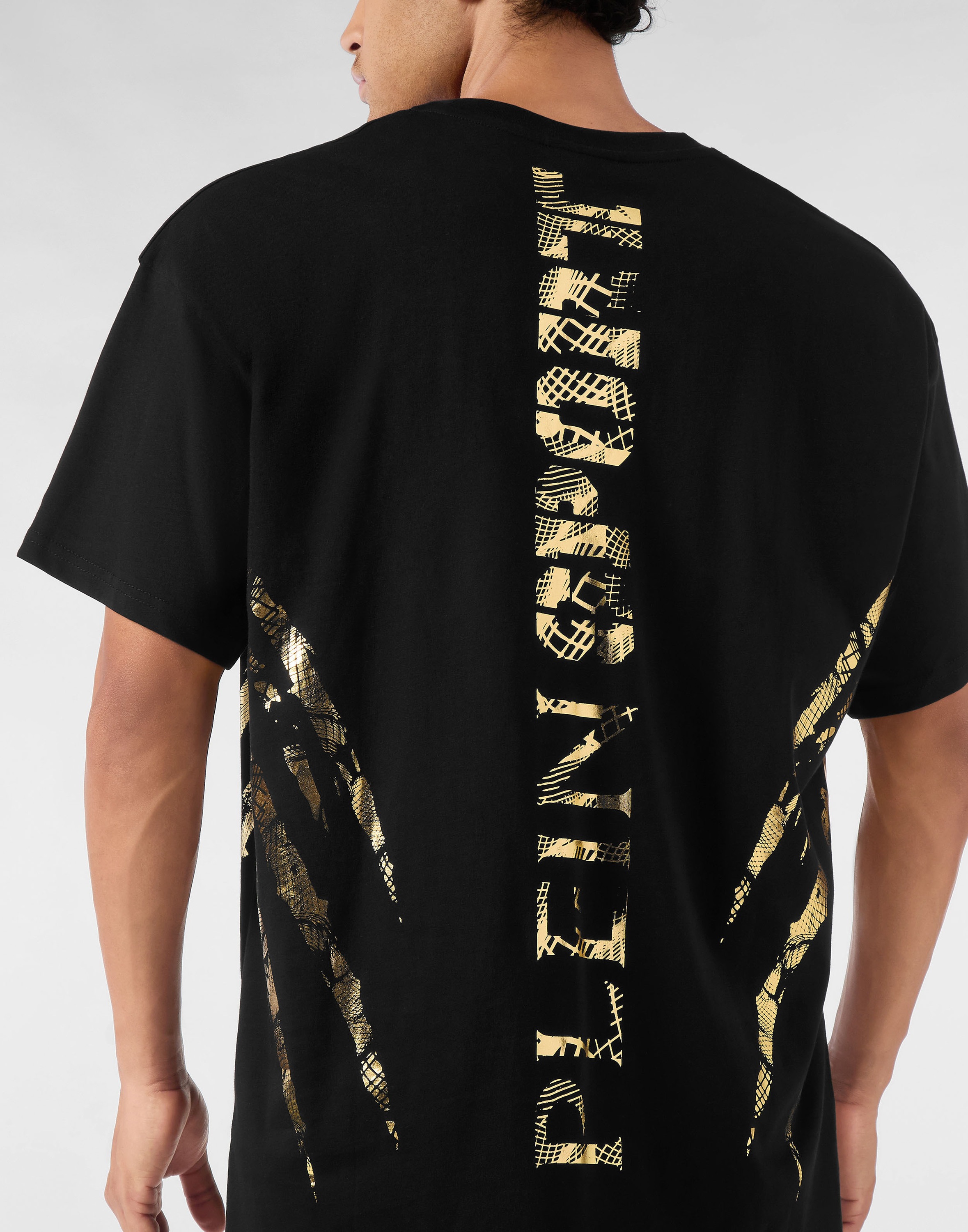 PLEIN SPORT T-Shirt "Cotton Round Neck T-Shirt Body Lines" günstig online kaufen
