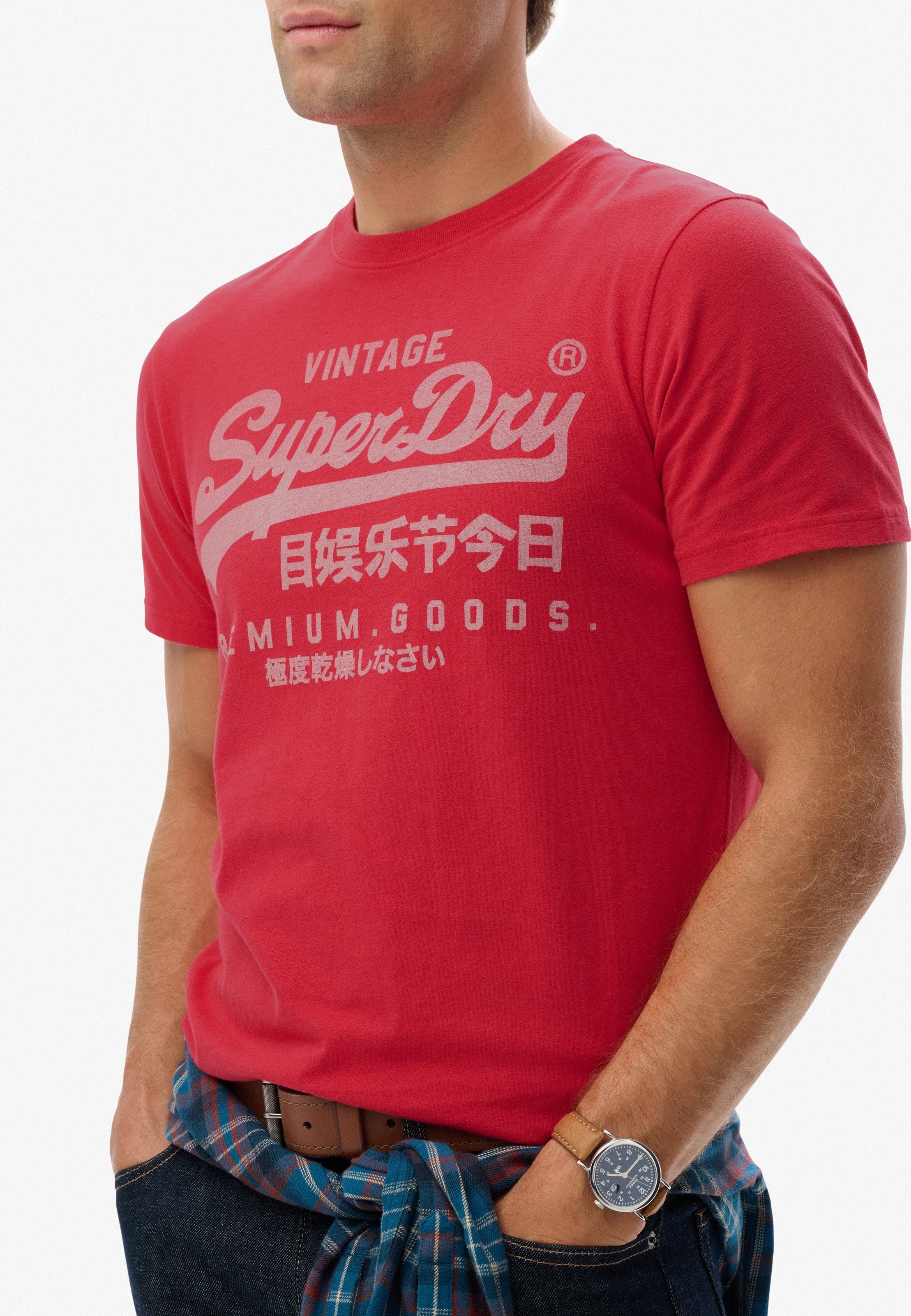 Superdry Rundhalsshirt "VL CLASSIC TEE" günstig online kaufen