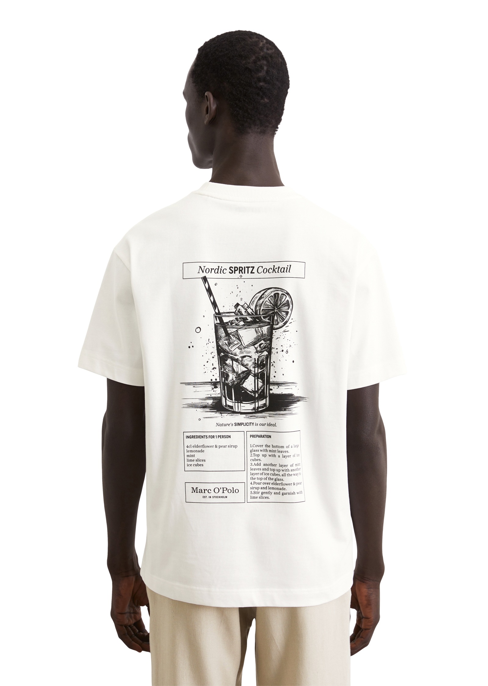 Marc OPolo T-Shirt mit modischem Rückenprint günstig online kaufen