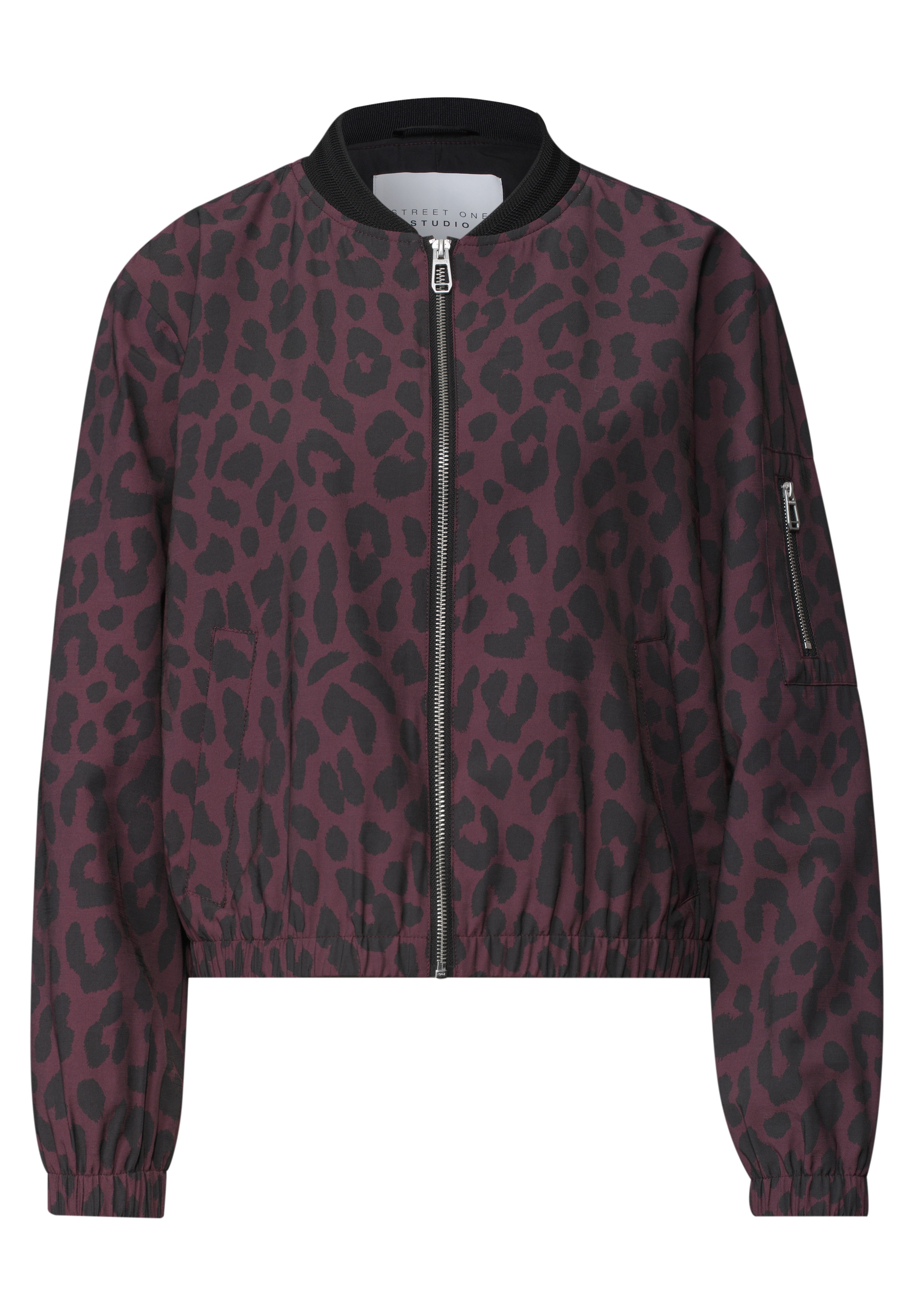 STREET ONE STUDIO Blouson ohne Kapuze im Leo Design